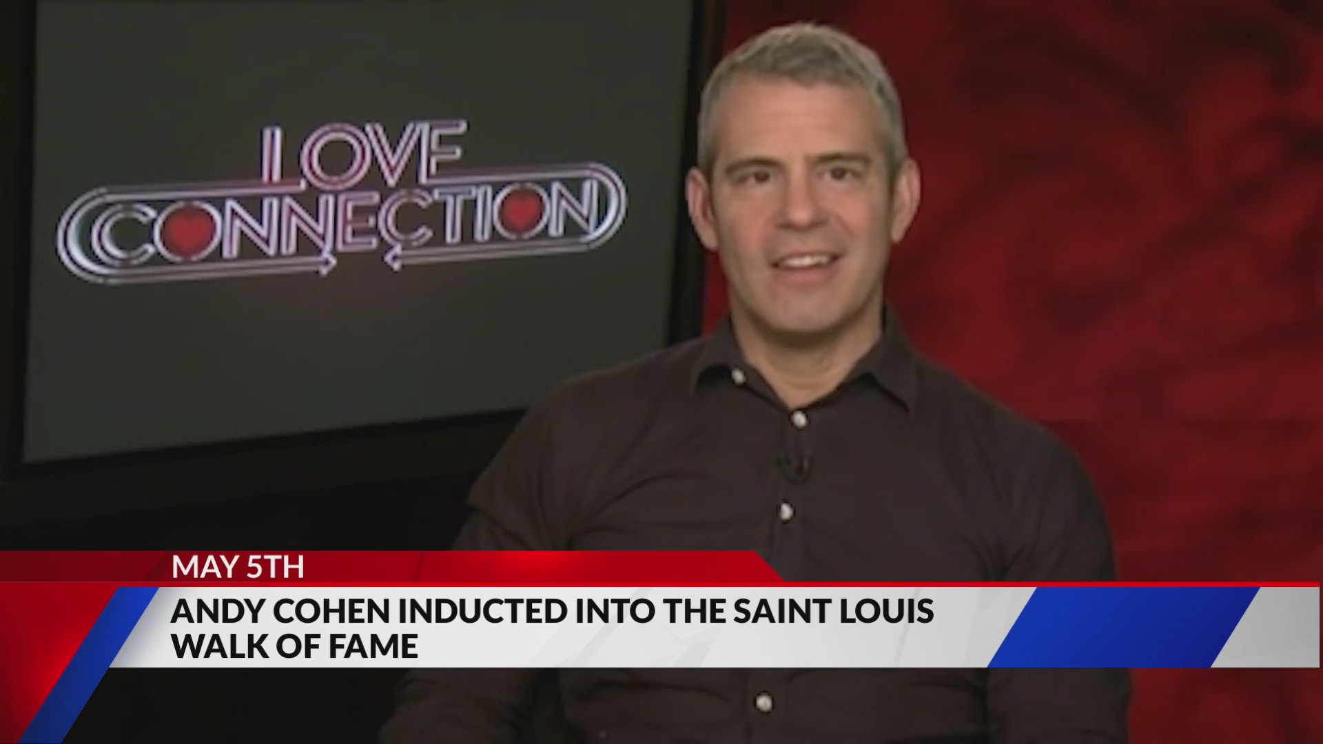 Andy Cohen to be inducted into the St. Louis Walk of Fame Friday, May 5 ...
