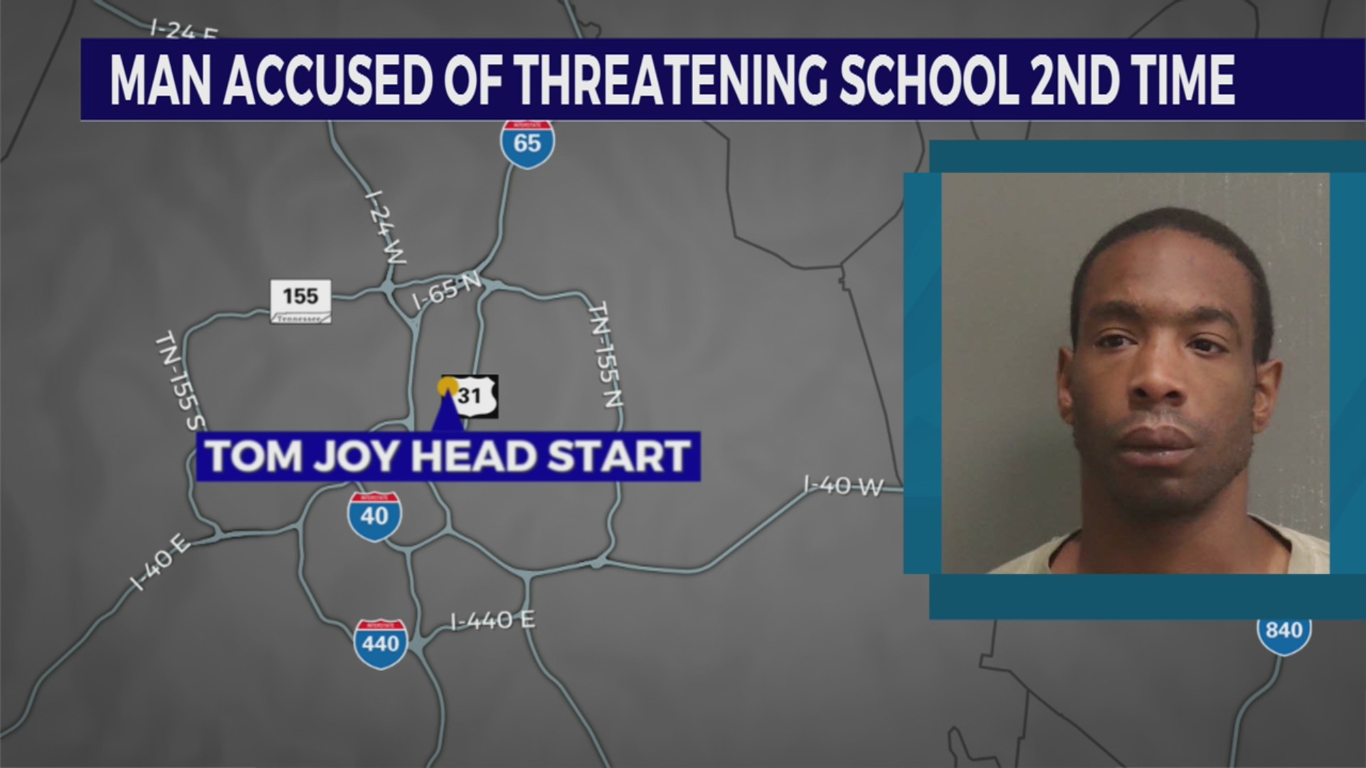 Man arrested for making second bomb threat against Nashville school ...