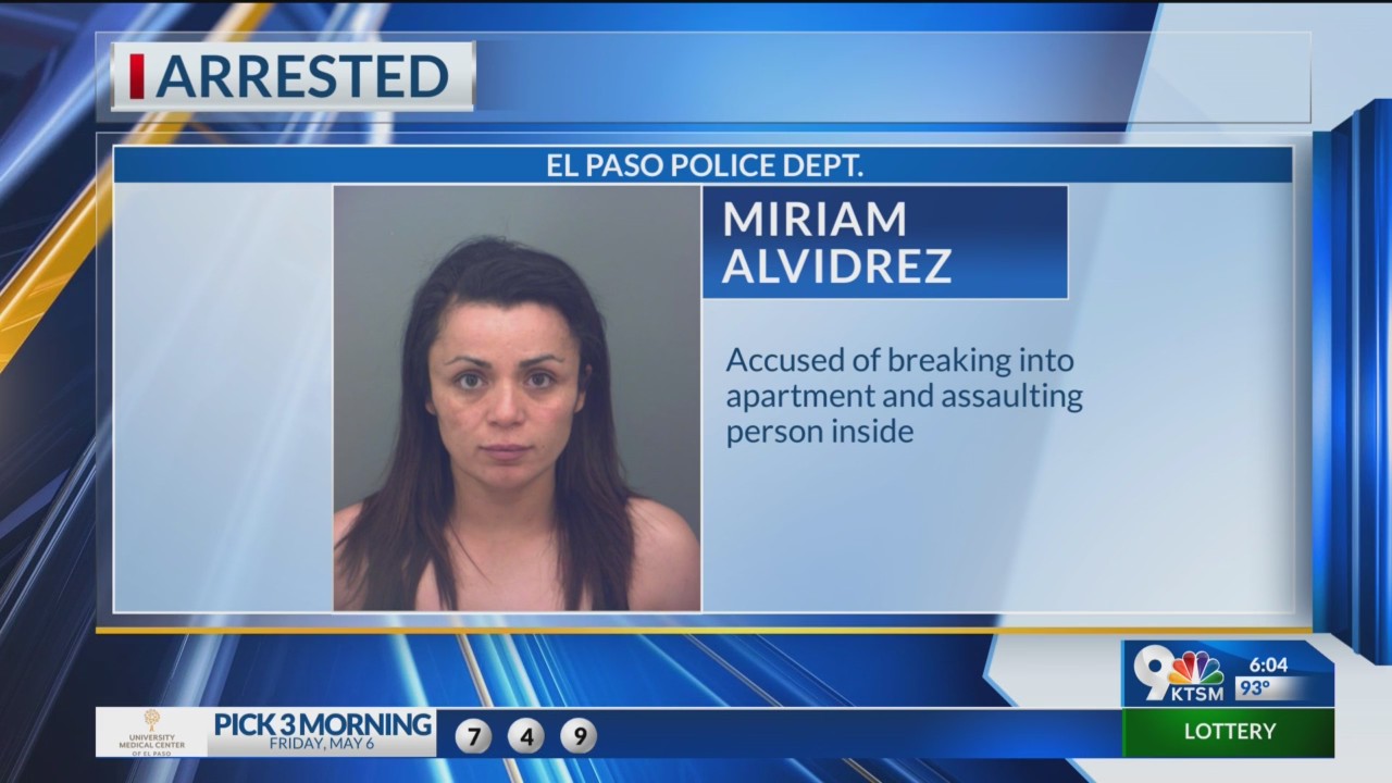 Woman arrested after breaking into home, assaulting resident – KTSM 9 News