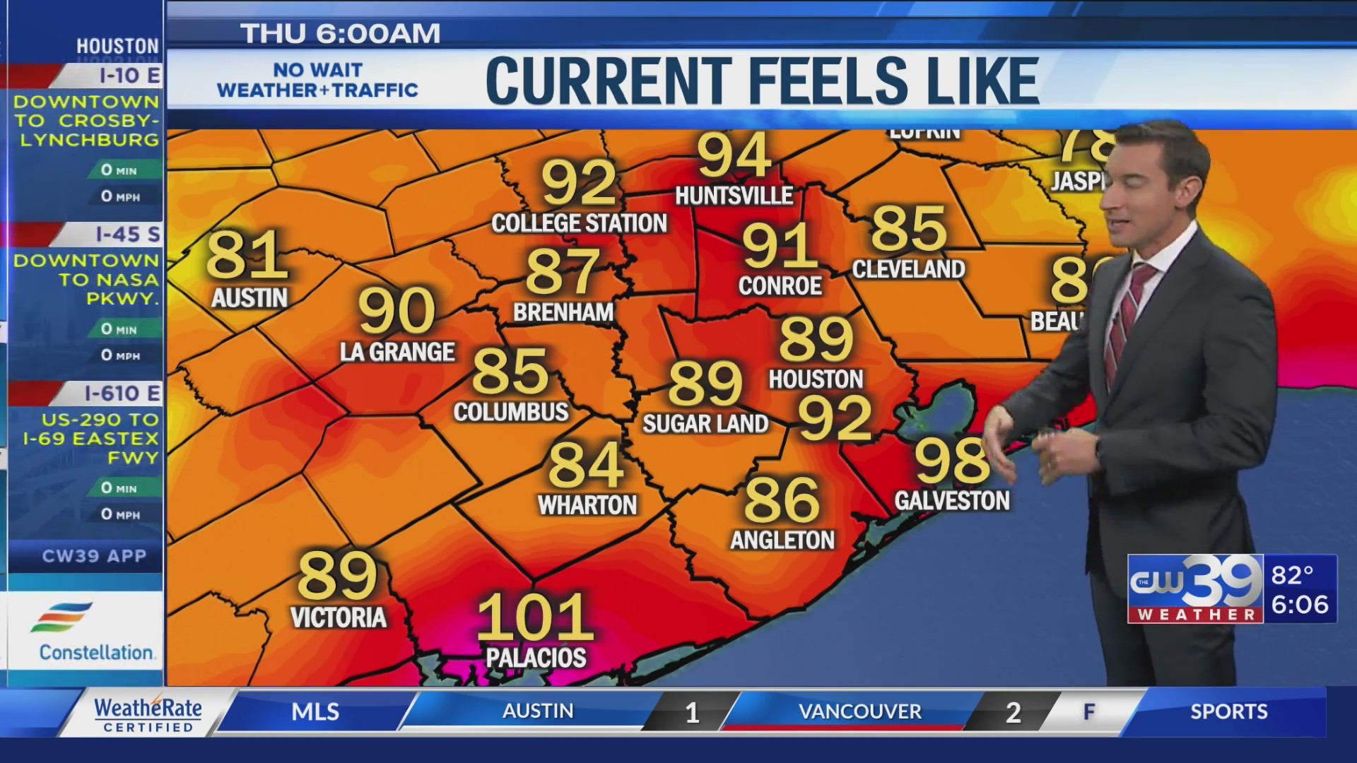 Heat index could reach 115 Thursday – CW39 Houston