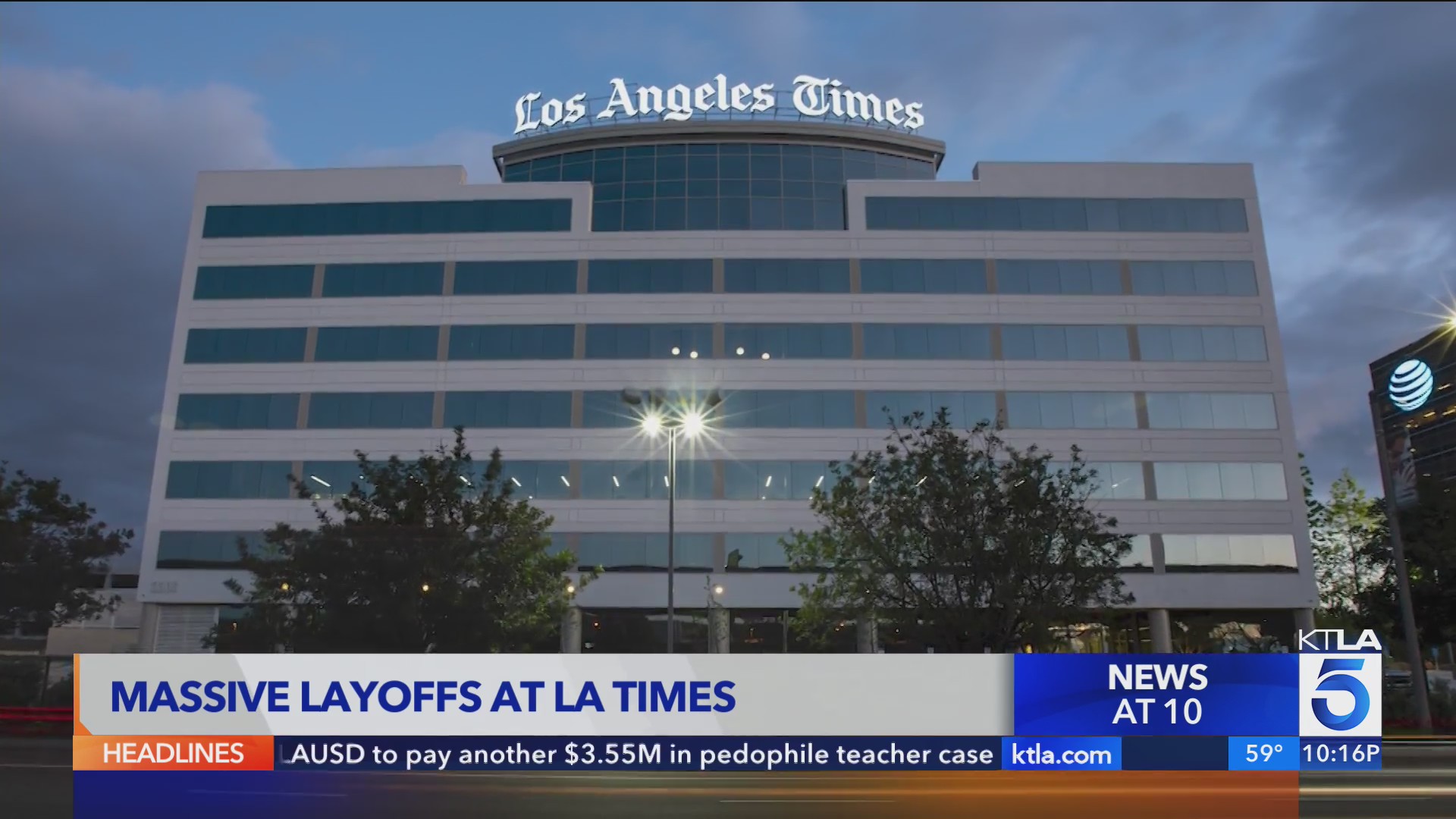 Massive layoffs at Los Angeles Times – KTLA
