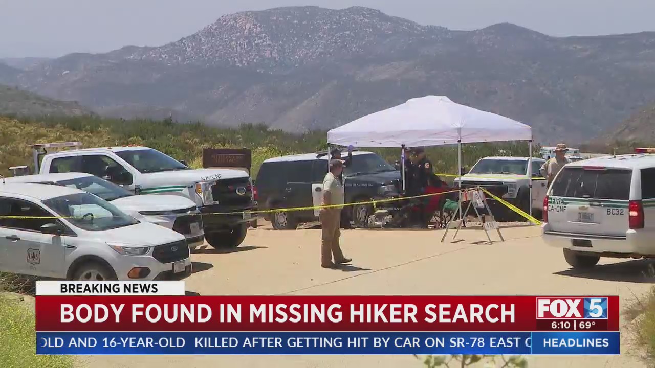 Body Found In Missing Hiker Search – FOX 5 San Diego & KUSI News