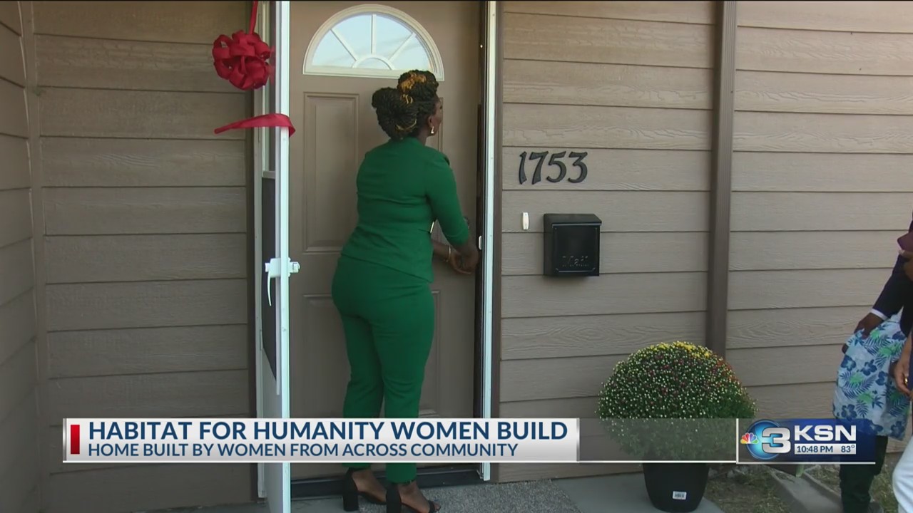 Woman receives keys to her Habitat for Humanity home – KSN-TV