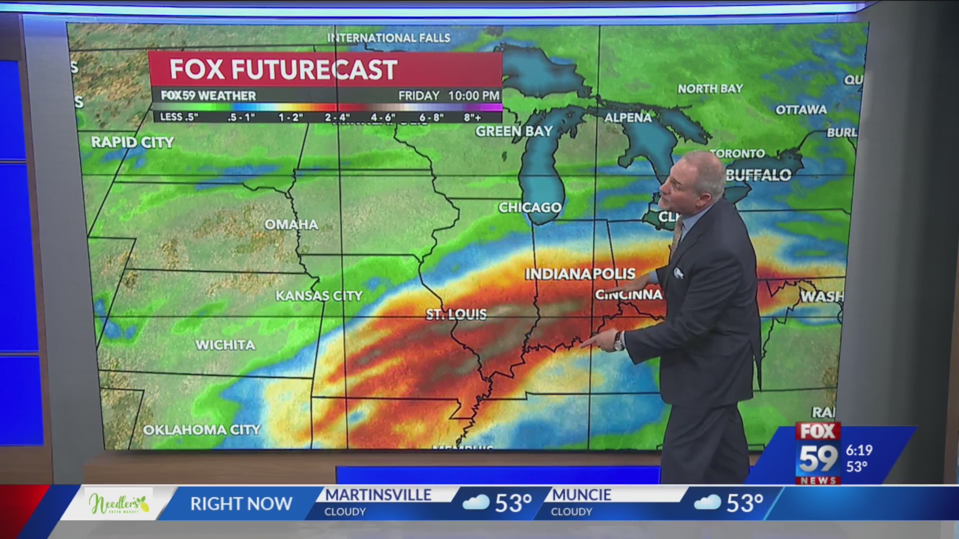 Rest of the week turns wet in Central Indiana – Fox 59