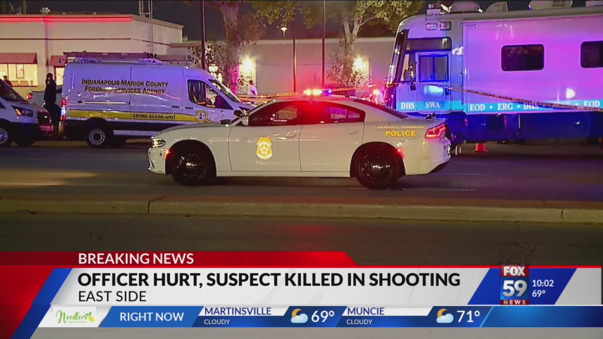 Suspect killed, IMPD officer injured in shooting on Indy’s east side ...