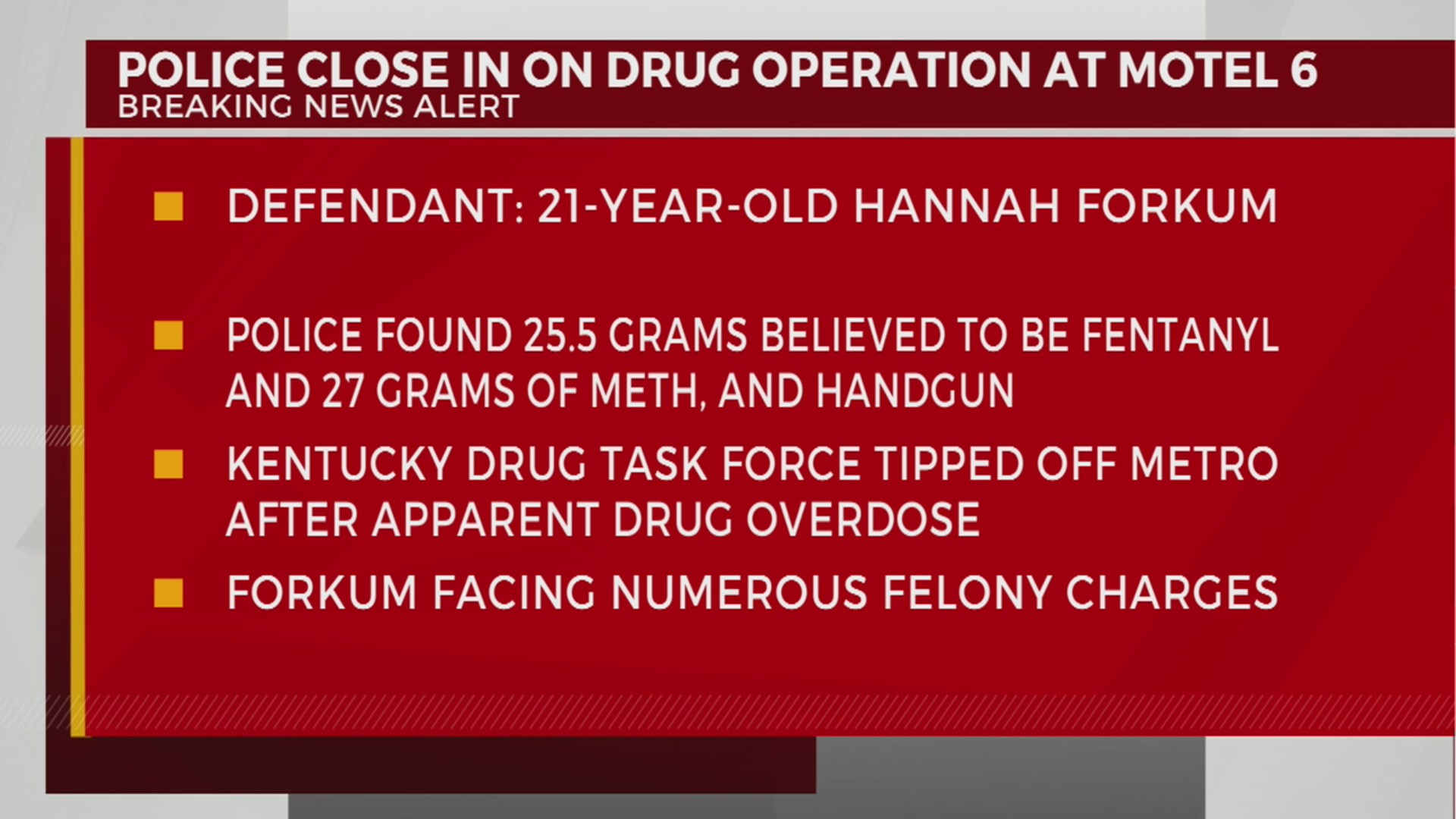 Drug bust at Motel 6 – WKRN News 2