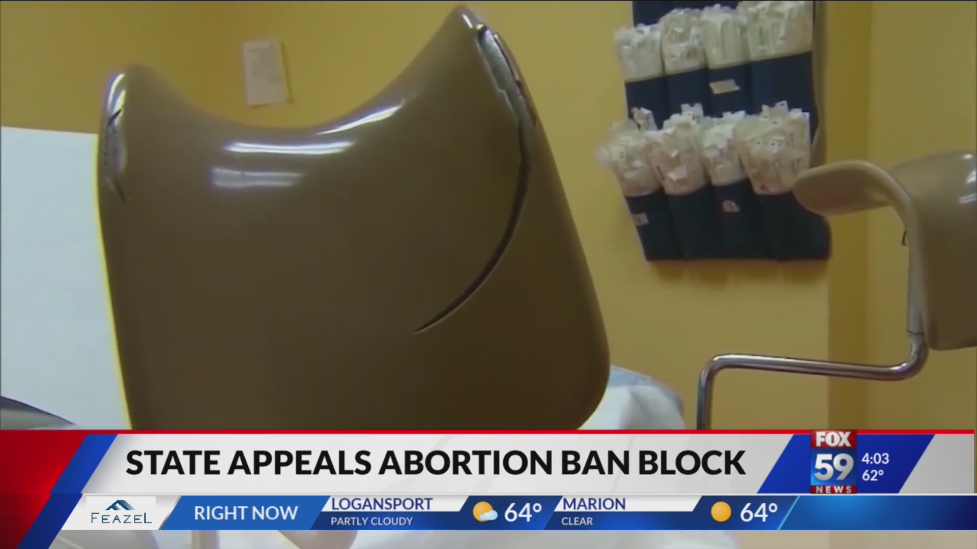 State files appeal after judge blocks abortion law – Fox 59