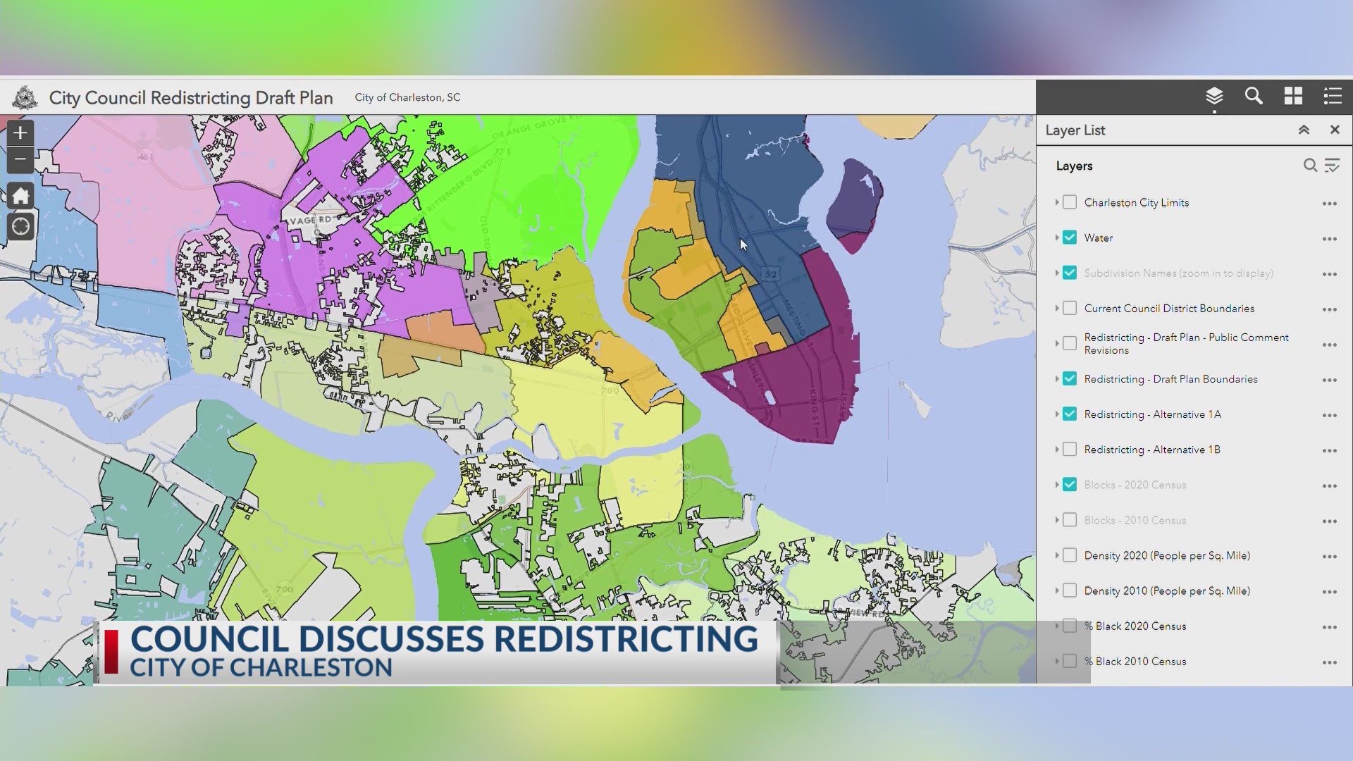 Charleston City Council discussing redistricting plans – WCBD News 2