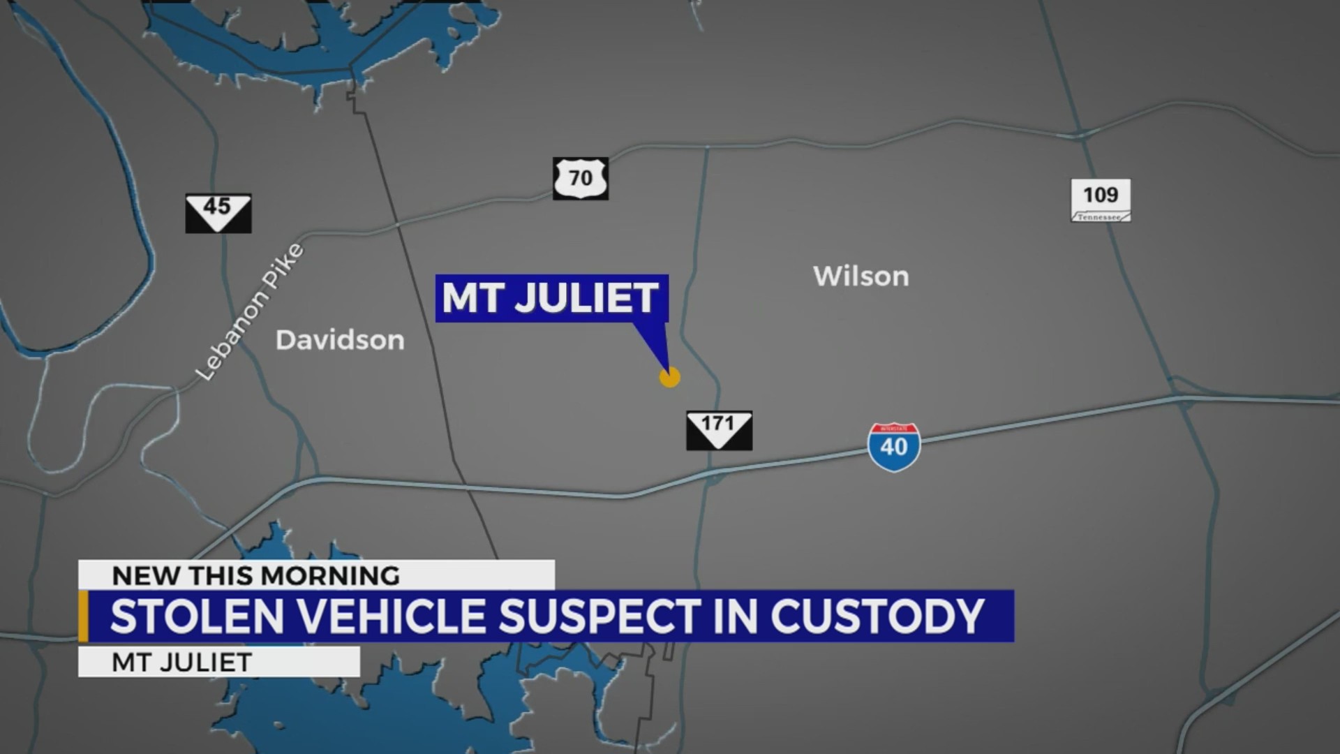 Wanted man in custody after fleeing from Mt. Juliet Police – WKRN News 2