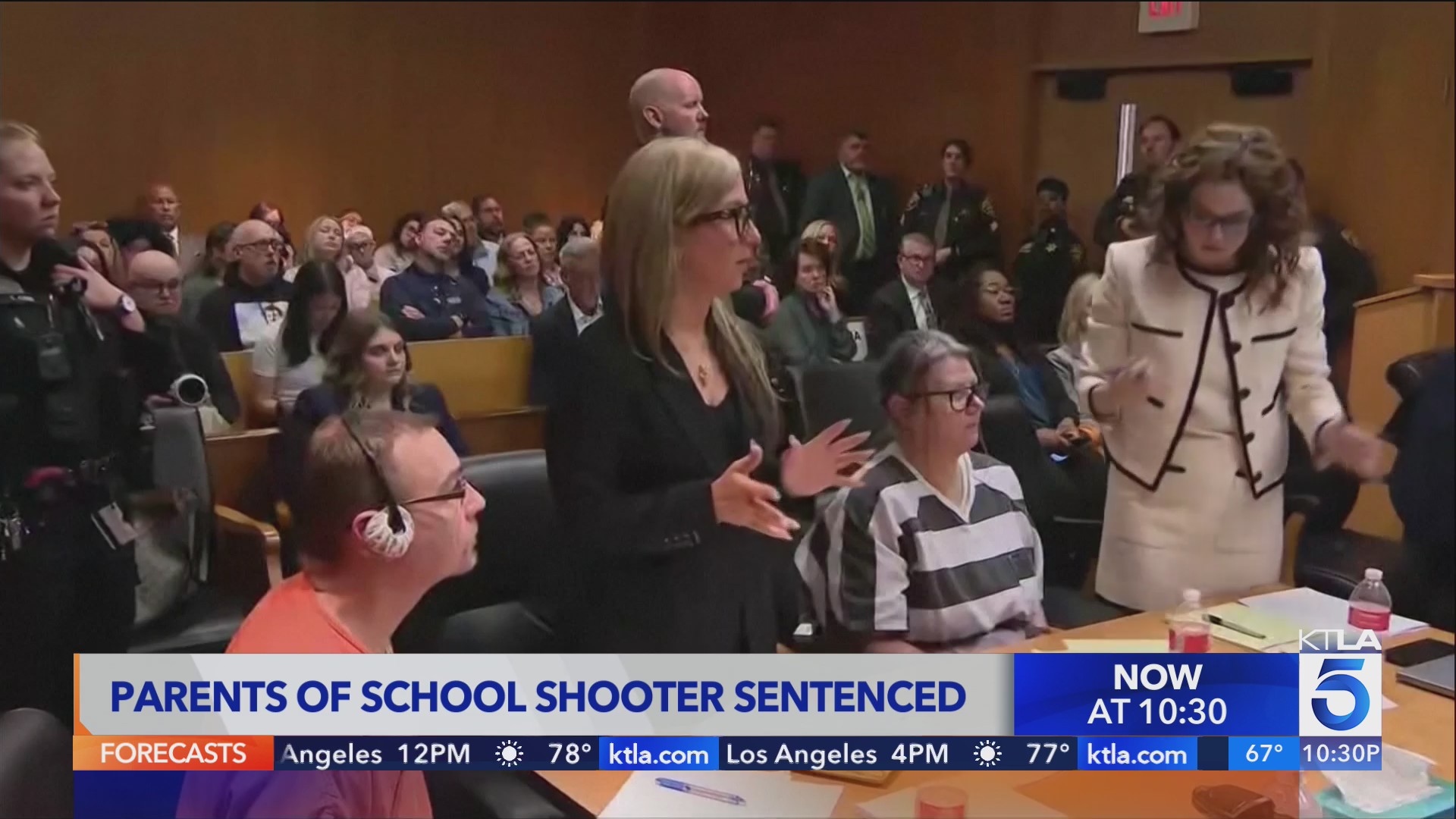 Michigan school shooter’s parents sentenced to at least 10 years in ...