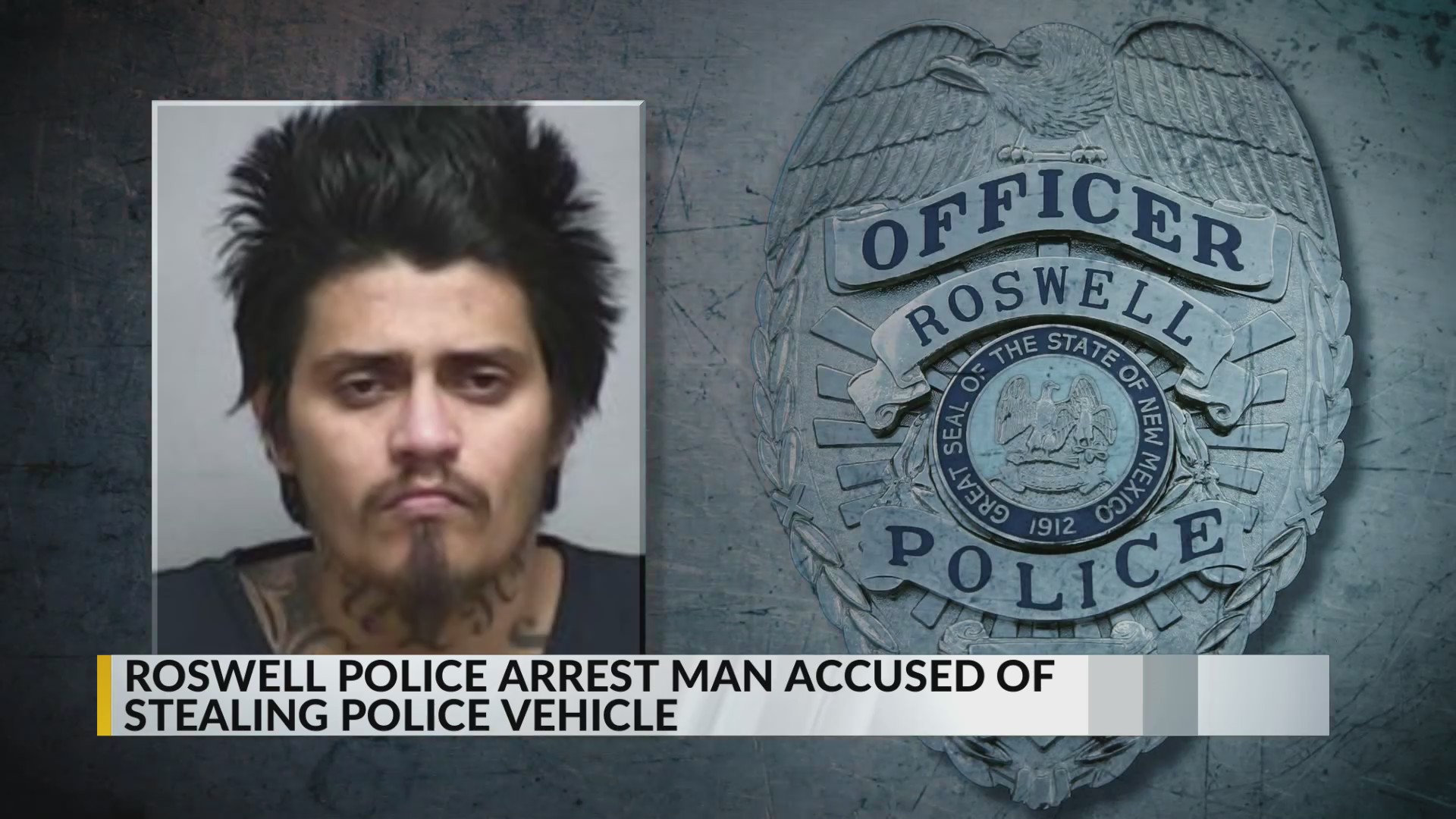 Suspect arrested following Roswell police car theft – KRQE NEWS 13 ...