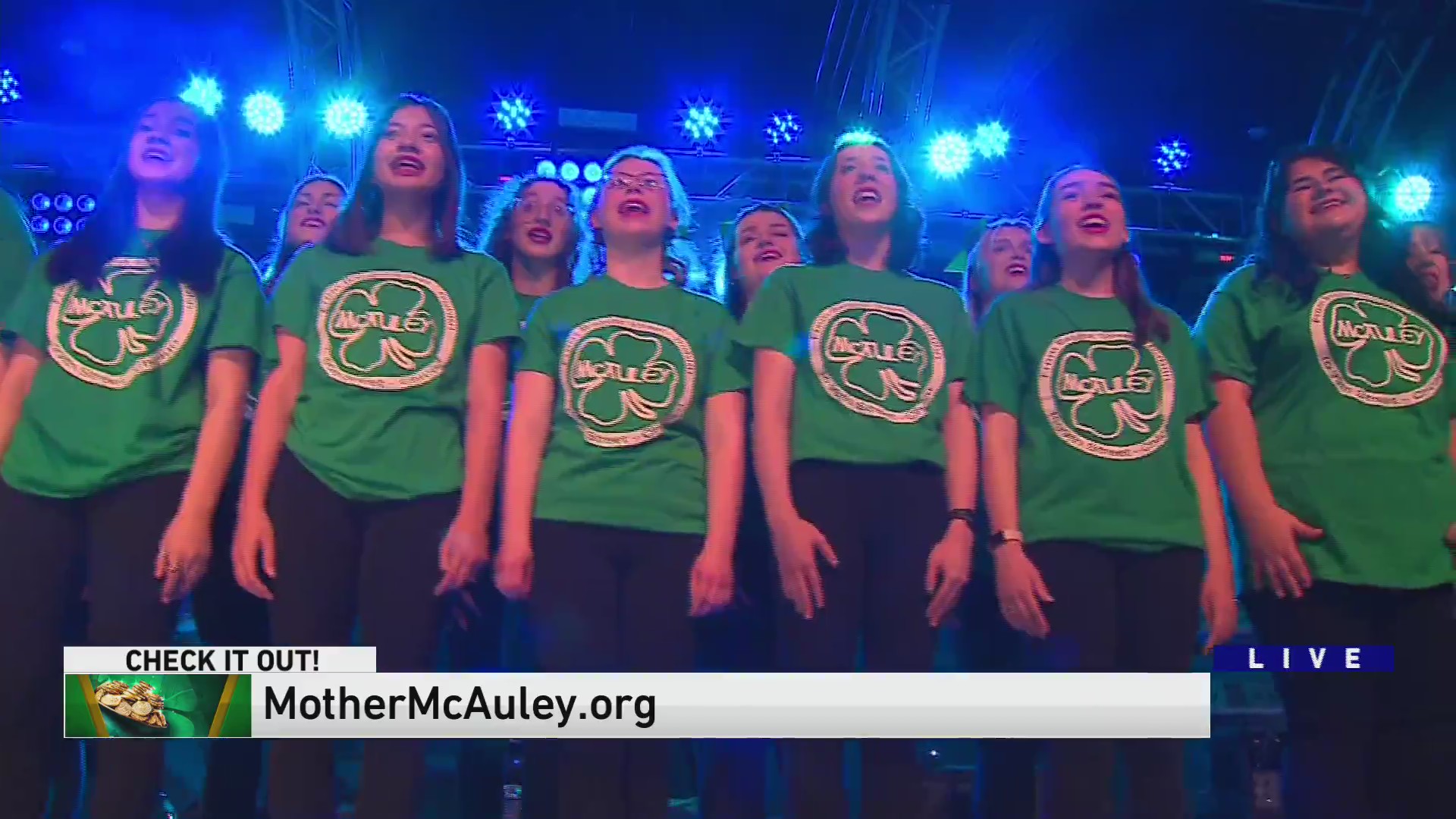 Mother McAuley Show Choir & A Cappella Group WGNTV