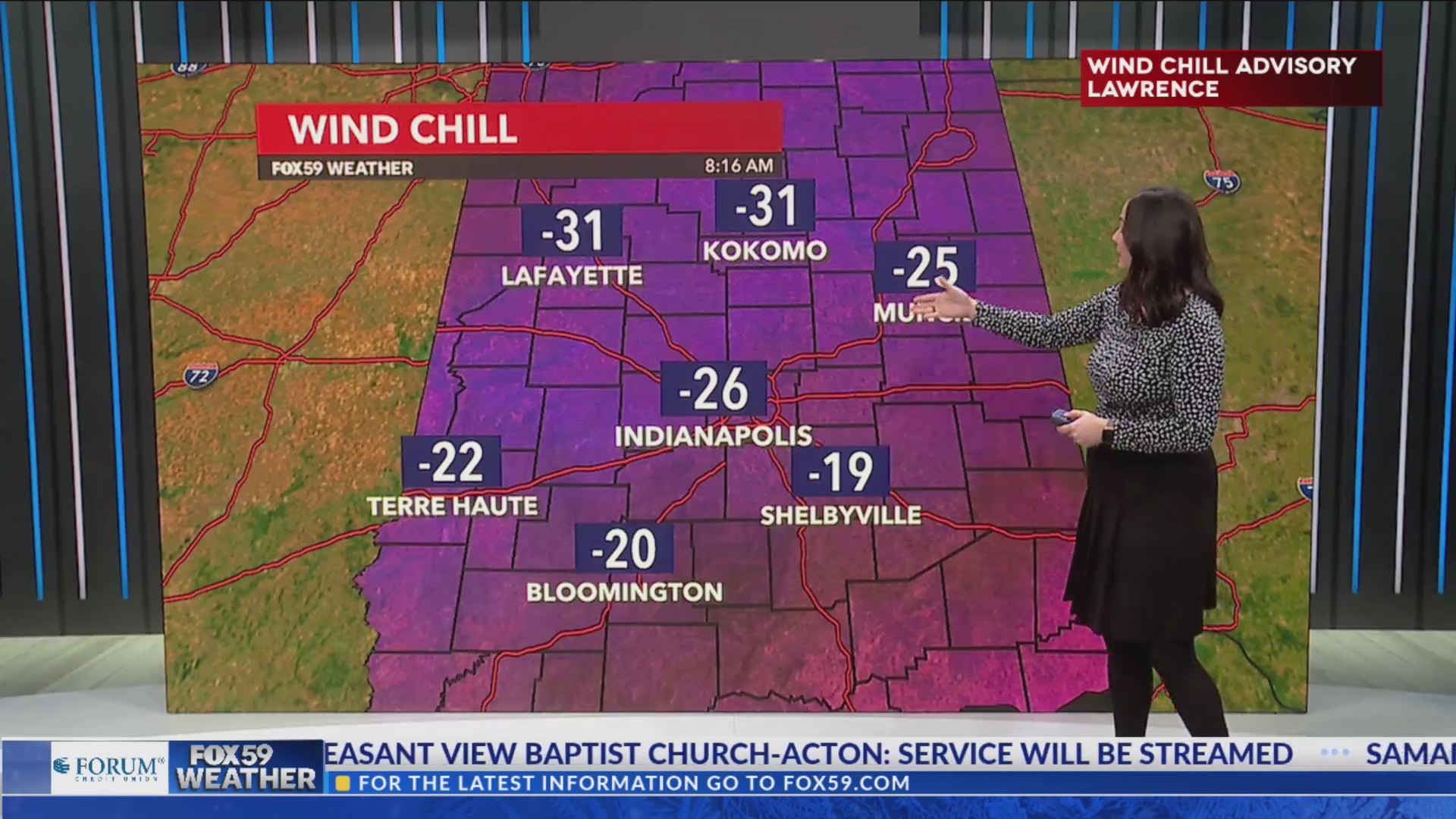 Dangerous wind chills today; tracking bitter weather this week Fox 59