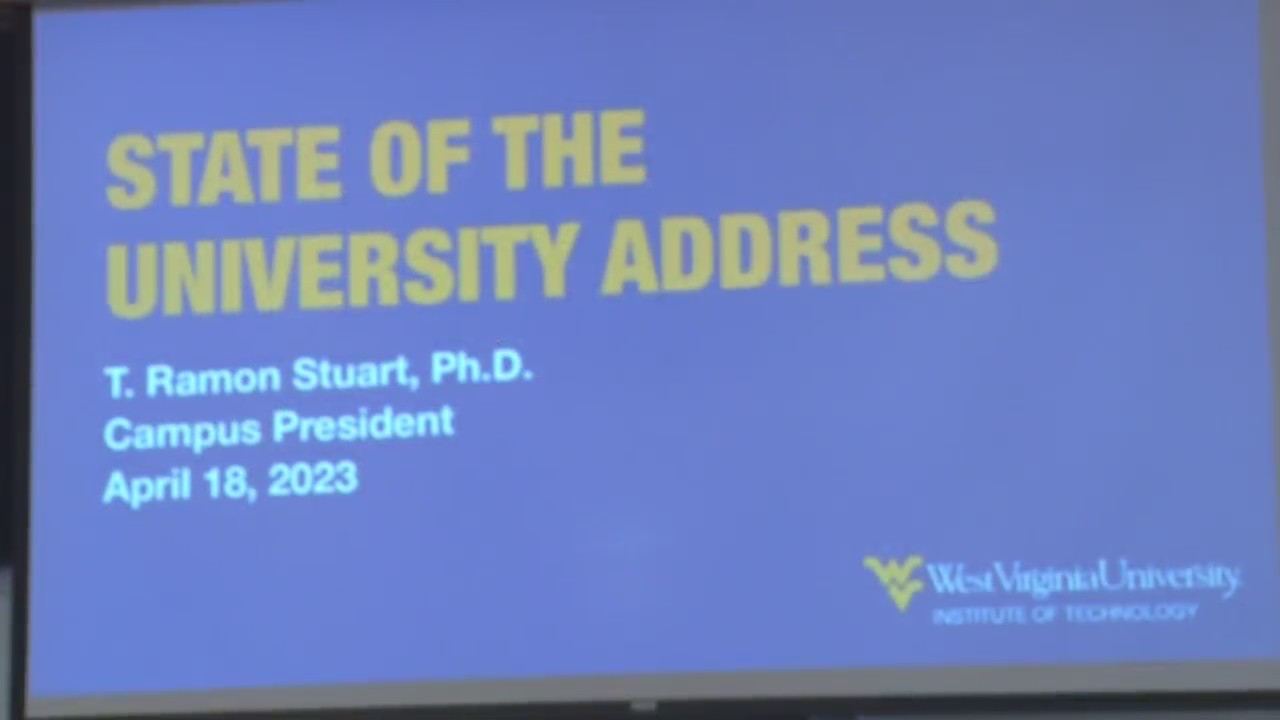 WVU Tech President Gives First Speech WVNS