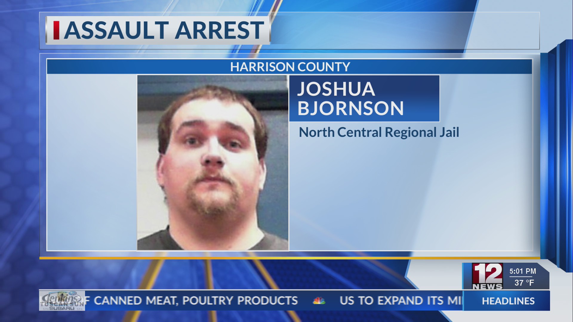Harrison County man arrested for assault