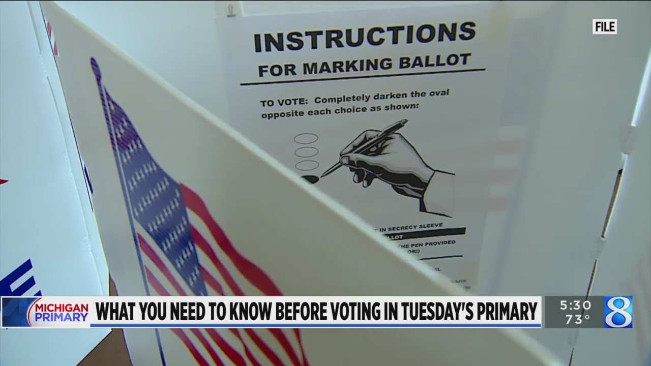 What you need to know before voting in Tuesday’s primary – WOODTV.com