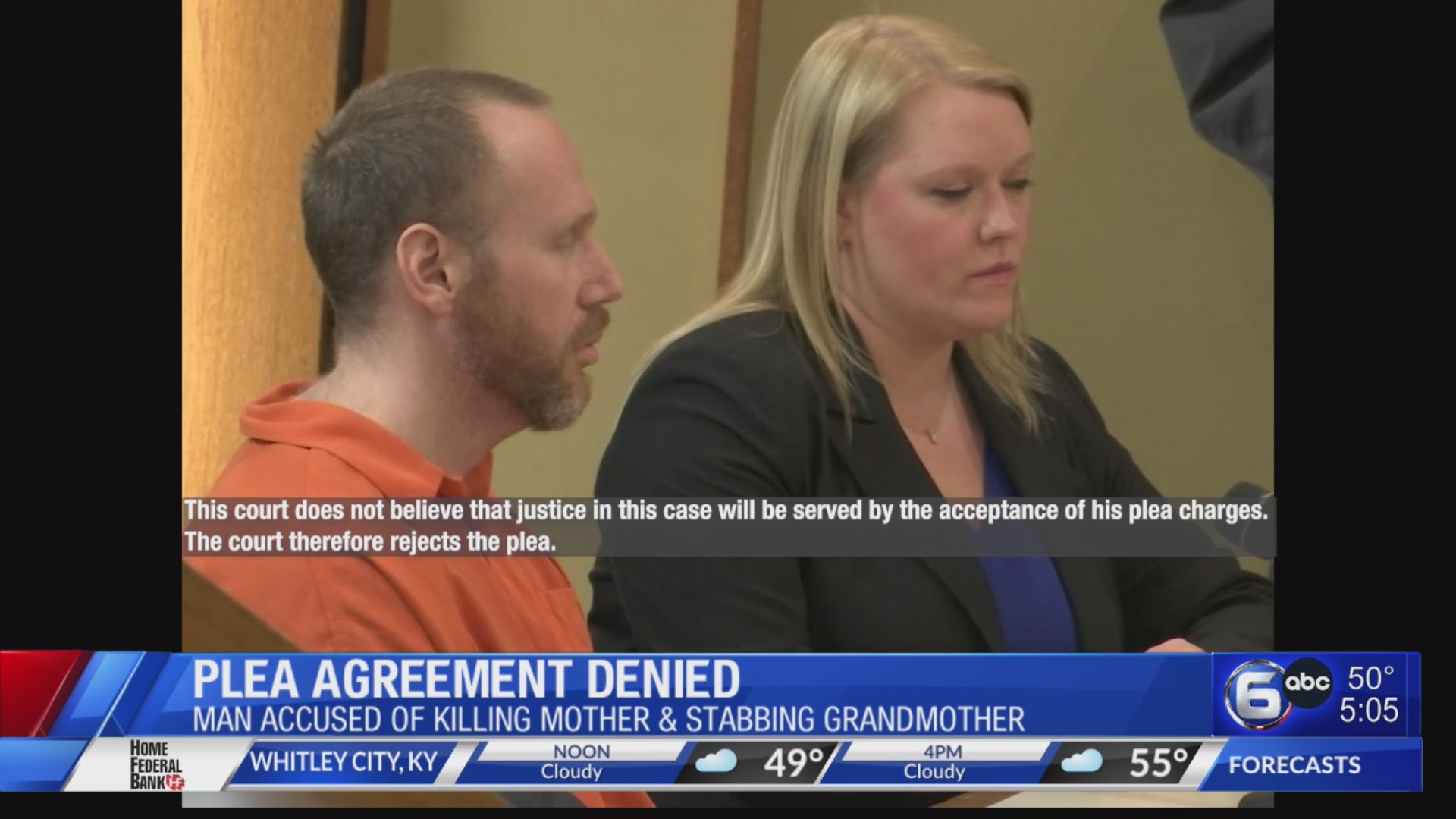 Plea agreement denied for man accused of killing mother & stabbing ...