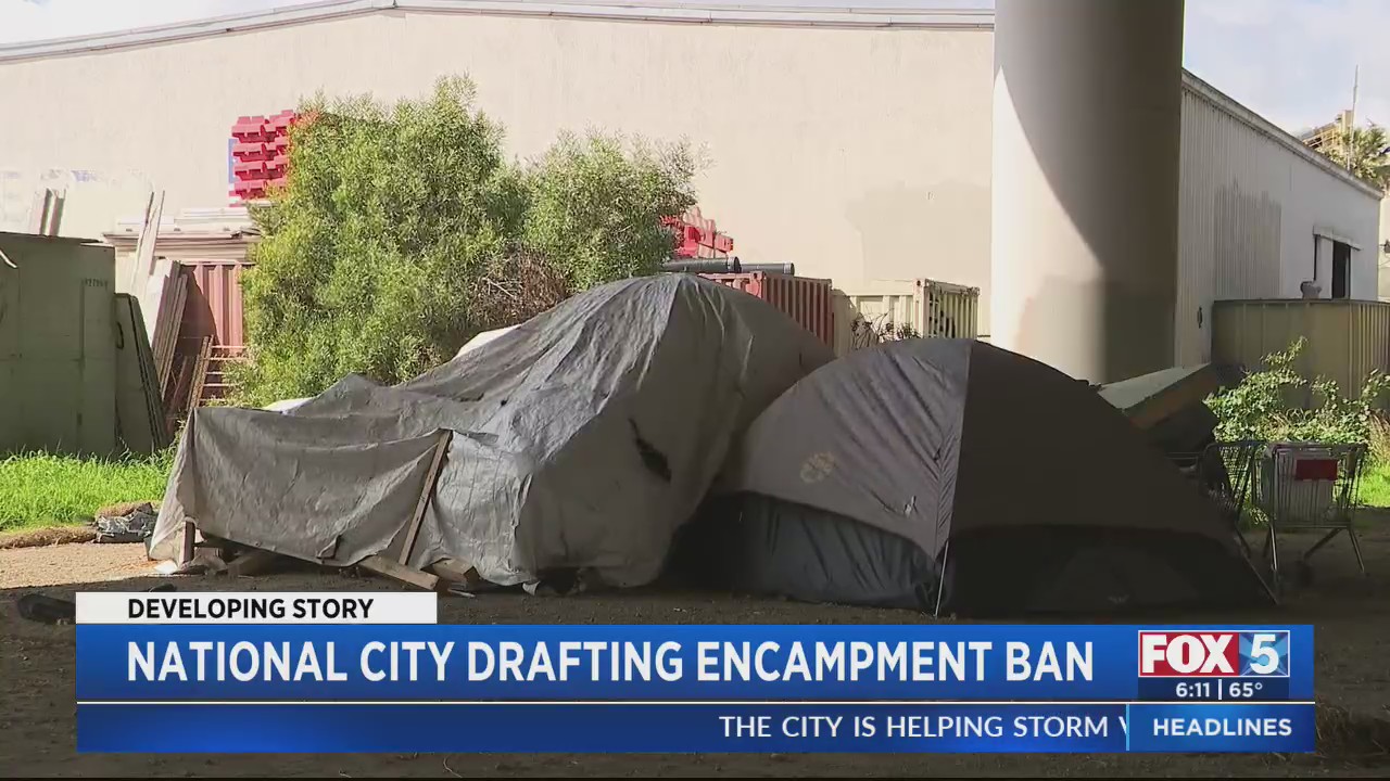 National City drafting encampment ban – FOX 5 San Diego & KUSI News