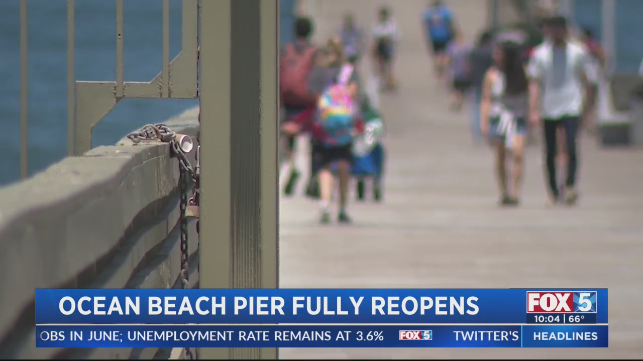 Ocean Beach Pier Fully Reopens Fox 5 San Diego Kusi News