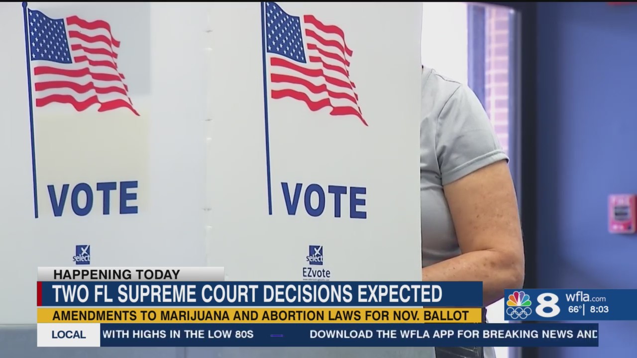 Florida Supreme Court expected to rule on Abortion, Recreational ...