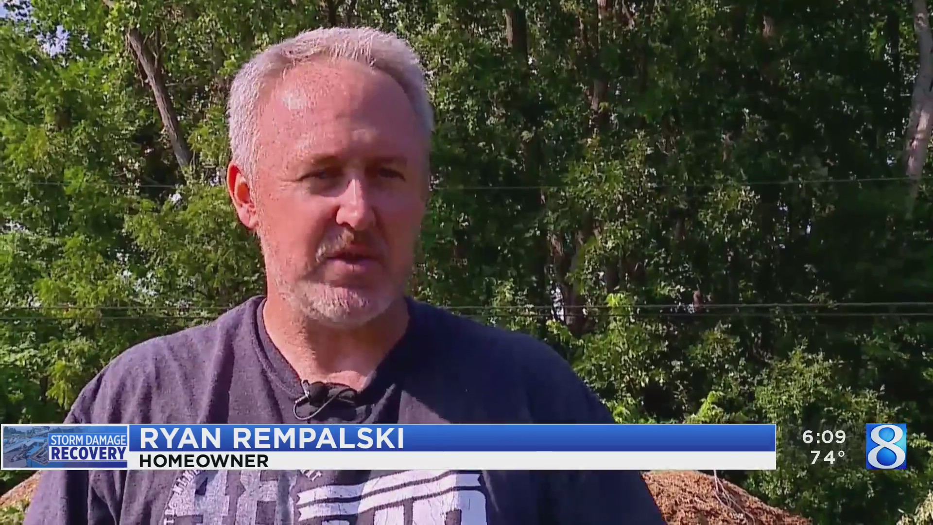 Where to dispose of debris left behind by storm