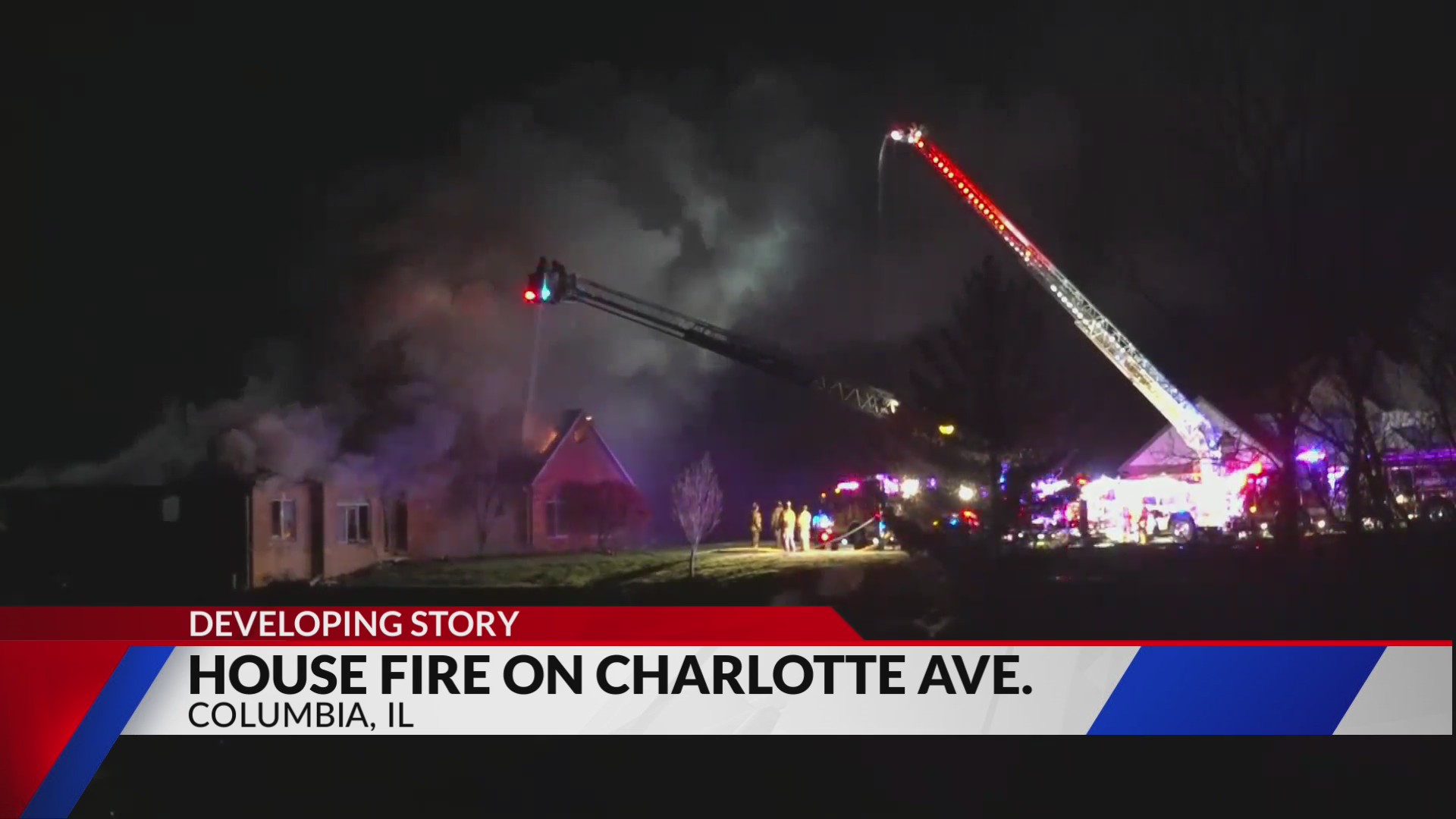 Crews respond to overnight house fire in Columbia, Illinois FOX 2