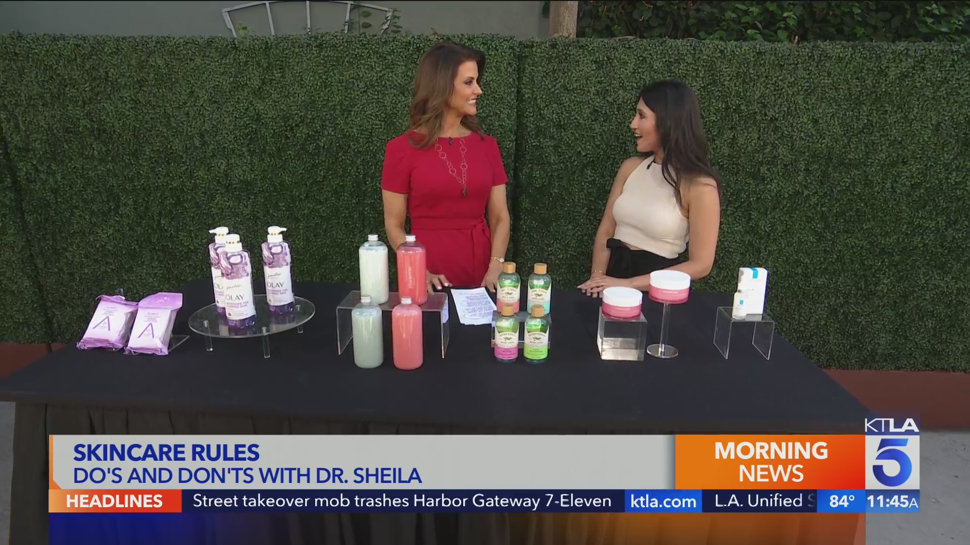 Dr. Sheila Farhang with dos and don’ts of skincare routine KTLA