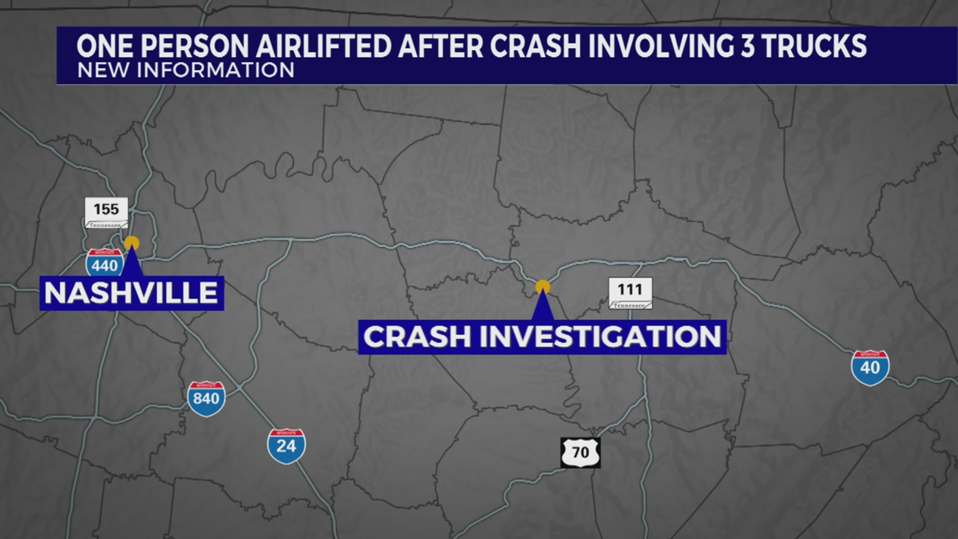 1 hospitalized after crash on I-40 in Putnam County – WKRN News 2
