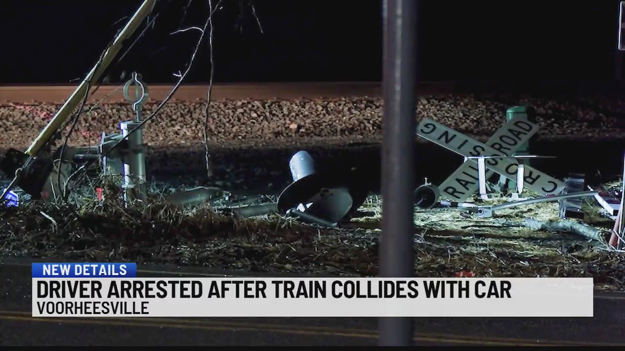 Driver arrested after train collides with car – NEWS10 ABC