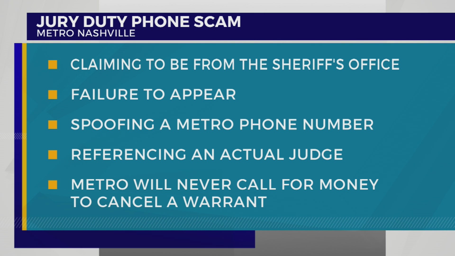Jury duty phone scam in Nashville, TN WKRN News 2