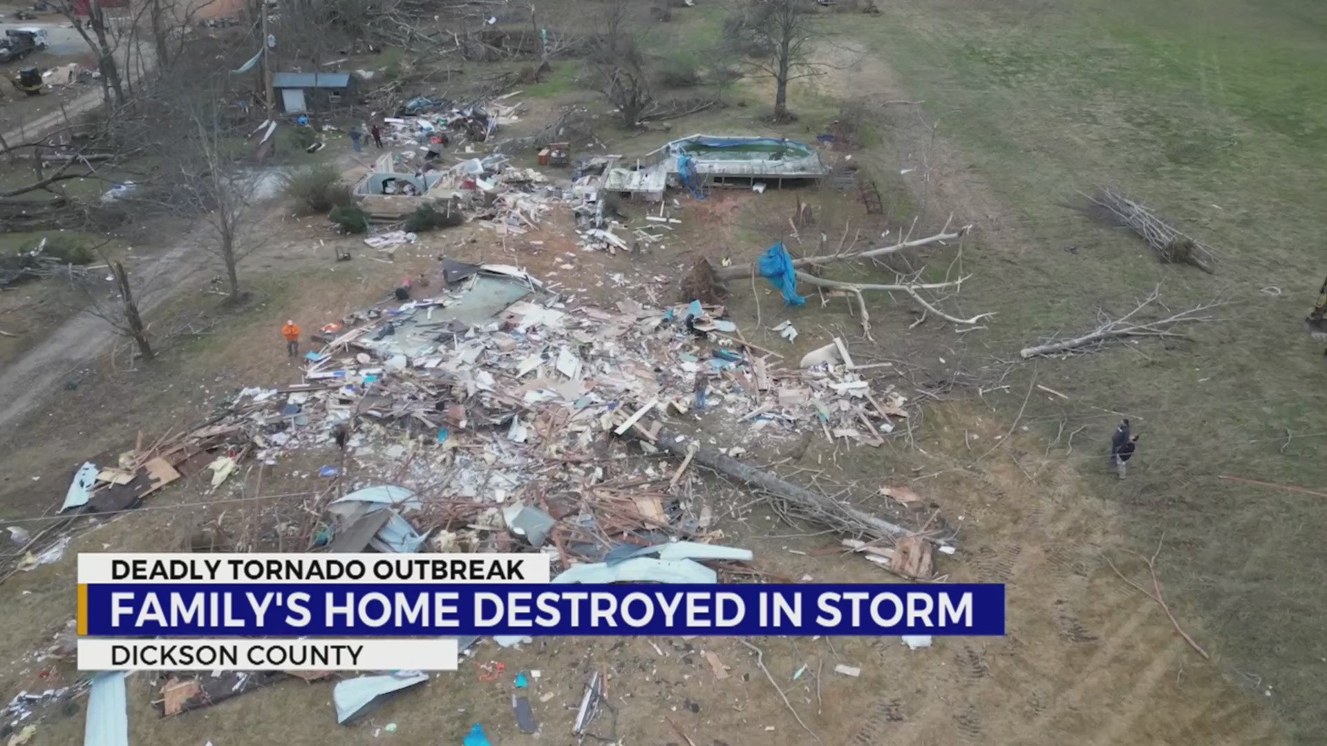 Dickson County family loses home in tornado – WKRN News 2