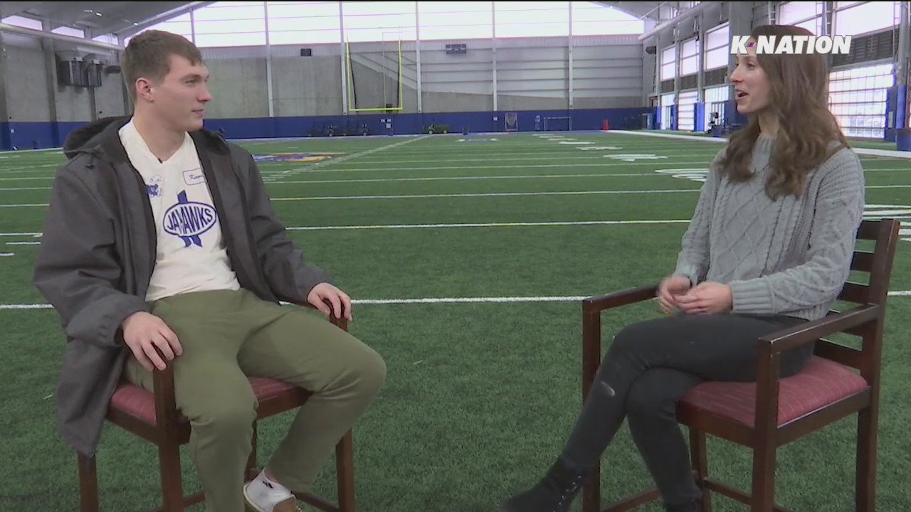 EXCLUSIVE KU wide receiver Luke Grimm talks the future of Jayhawk