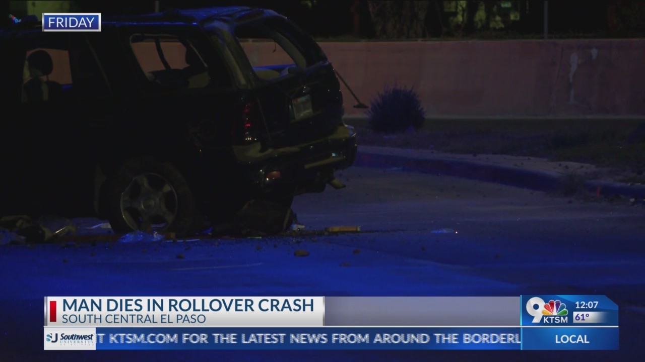 Central El Paso man died in rollover crash on Alameda – KTSM 9 News