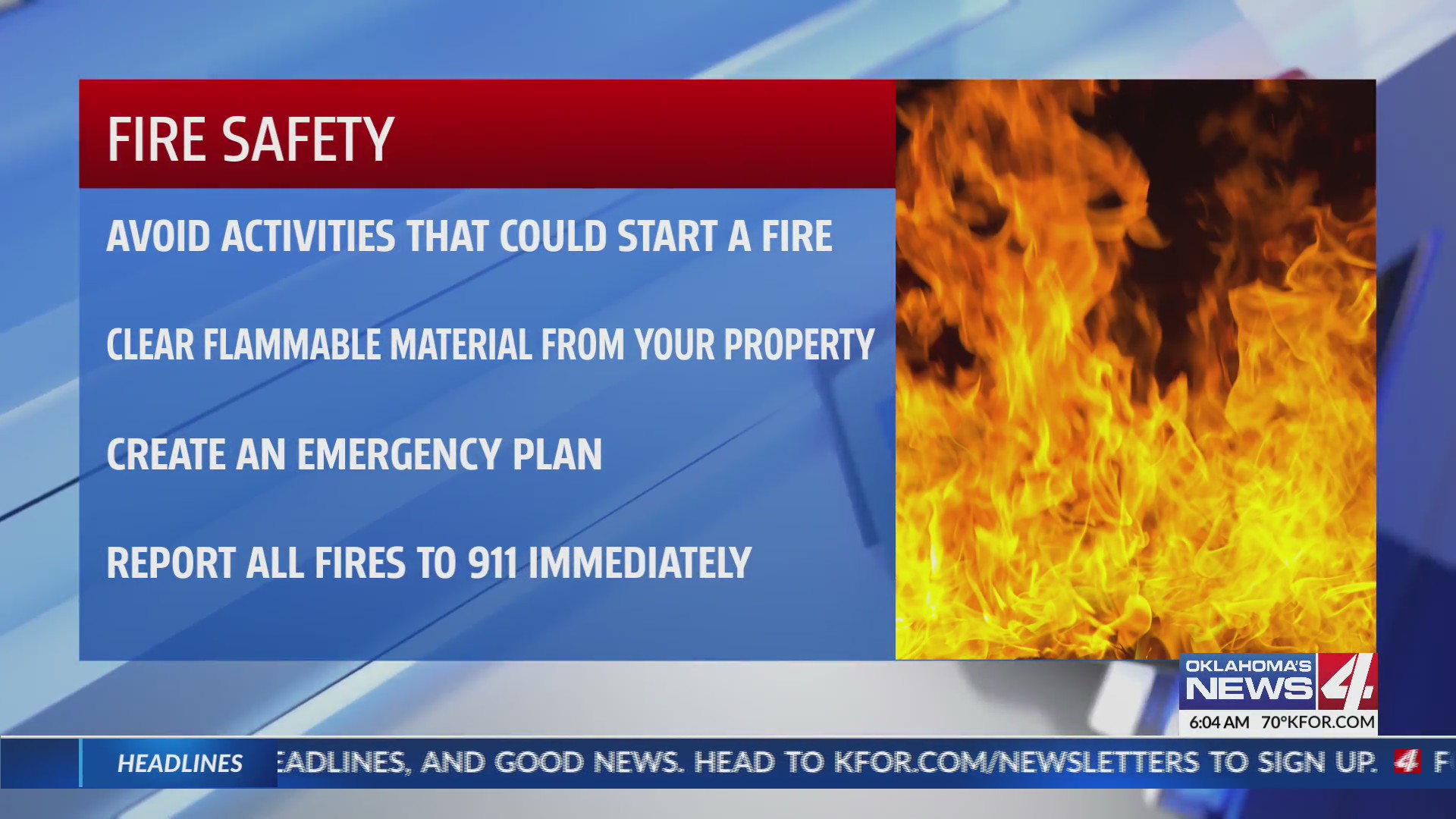 Fire danger high on Tuesday – KFOR.com Oklahoma City