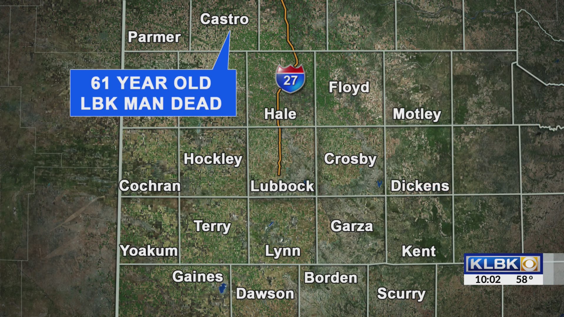 Lubbock man dead after fatal wreck in Castro County Thursday – KLBK ...
