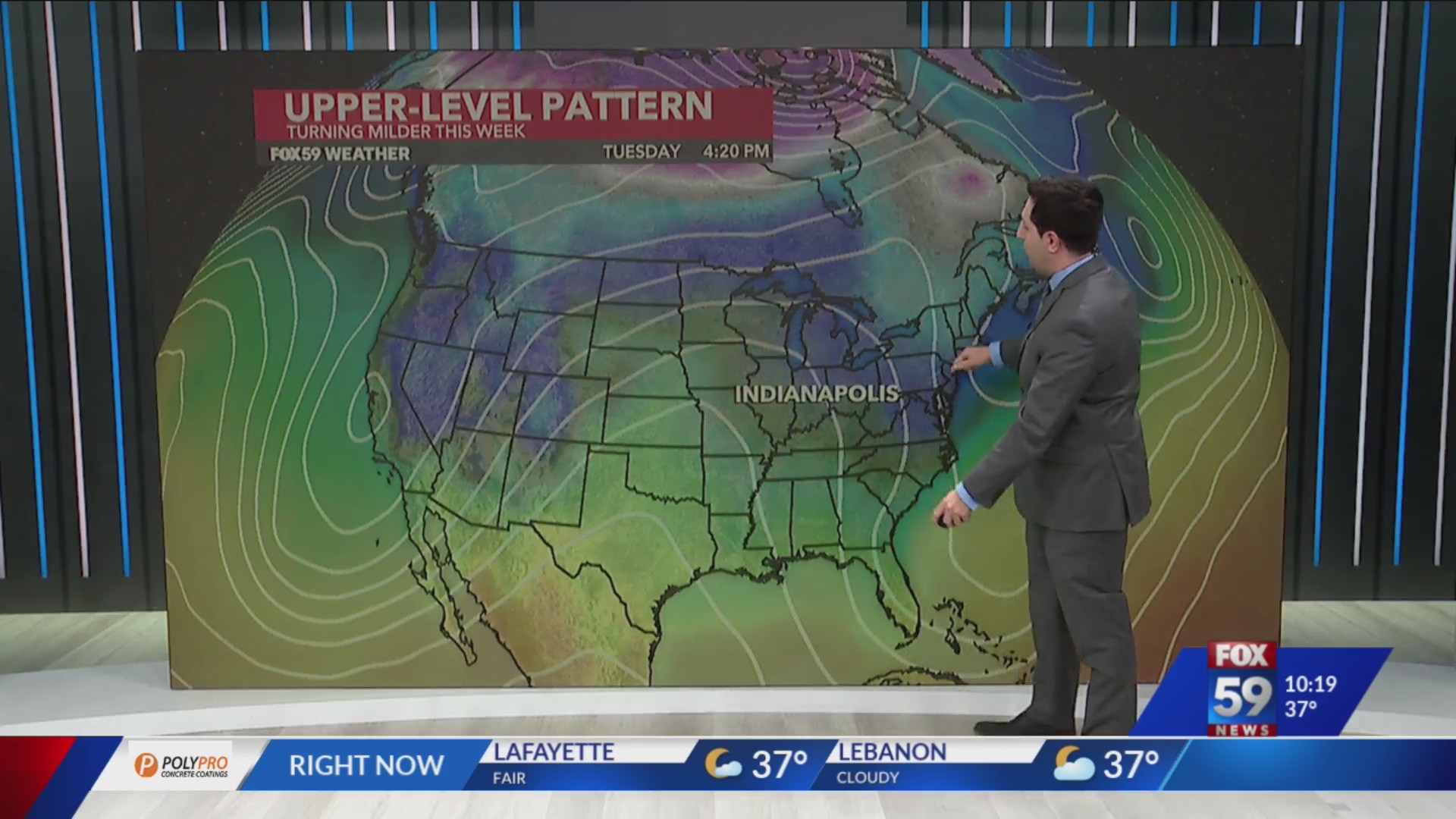 Patchy fog overnight before a very mild week arrives – Fox 59