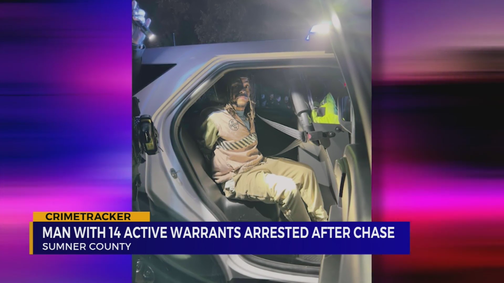 Man with 14 active warrants arrested after chase – WKRN News 2