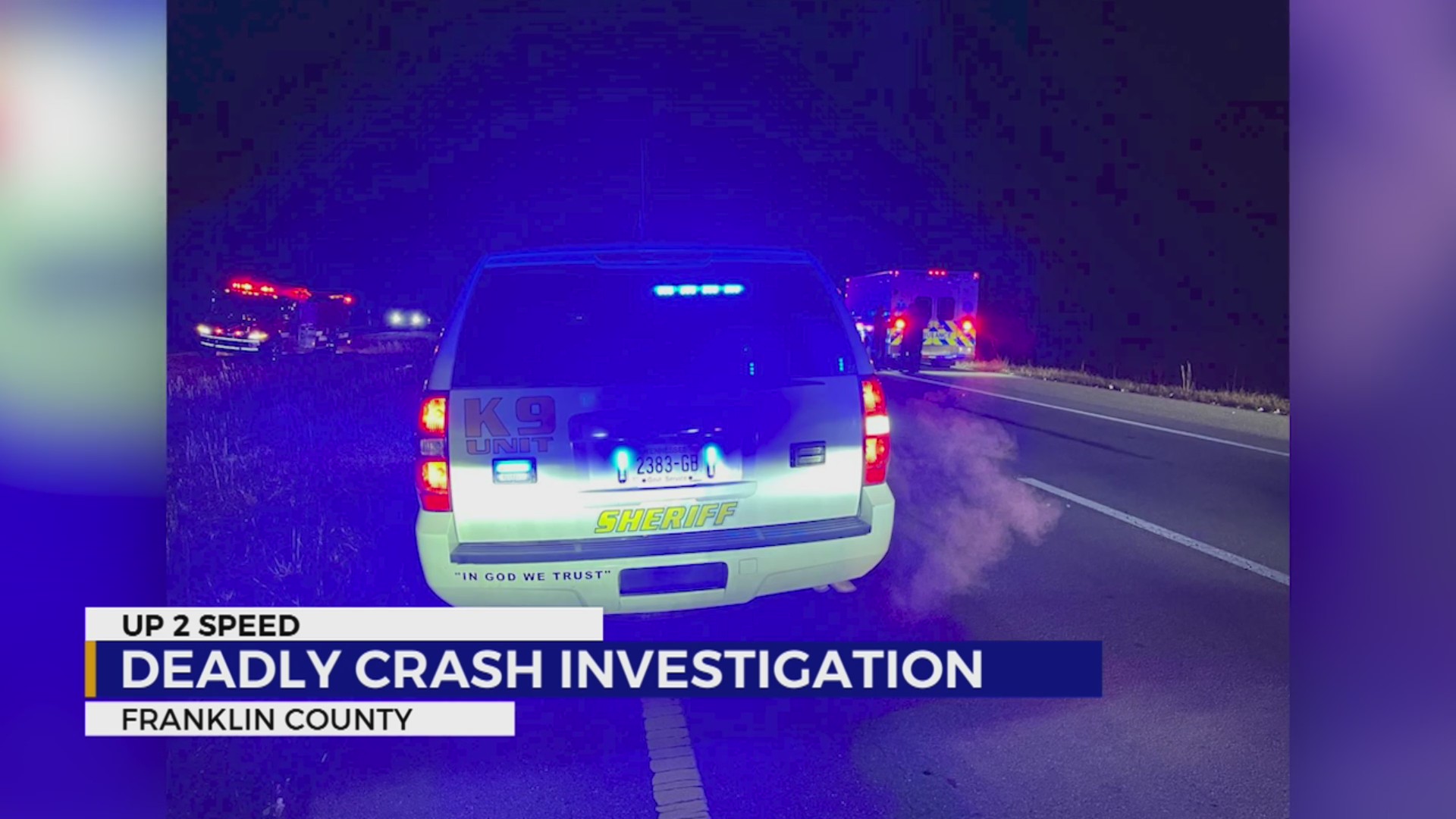 64-year-old woman killed in wrong-way crash in Franklin County – WKRN ...