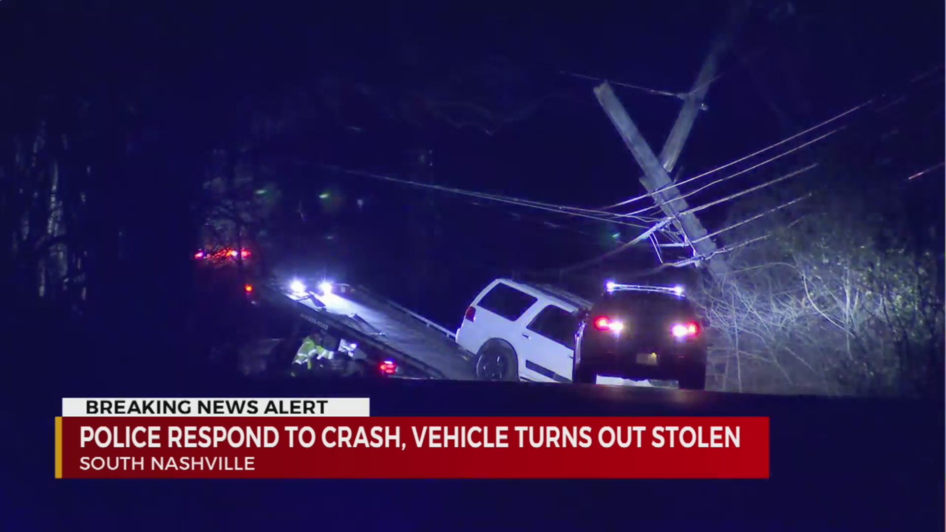 Crash into pole closes Edmondson Pike WKRN News 2