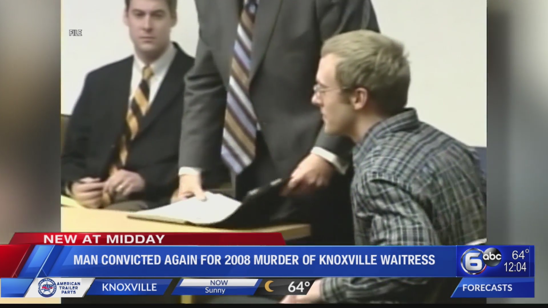 Man convicted again for 2008 murder of Knoxville waitress – WATE 6 On ...