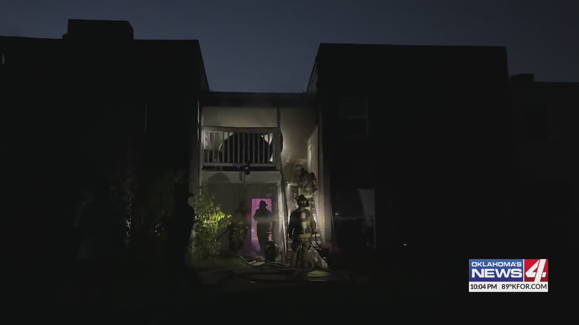 Apartment fire in NW OKC – KFOR.com Oklahoma City