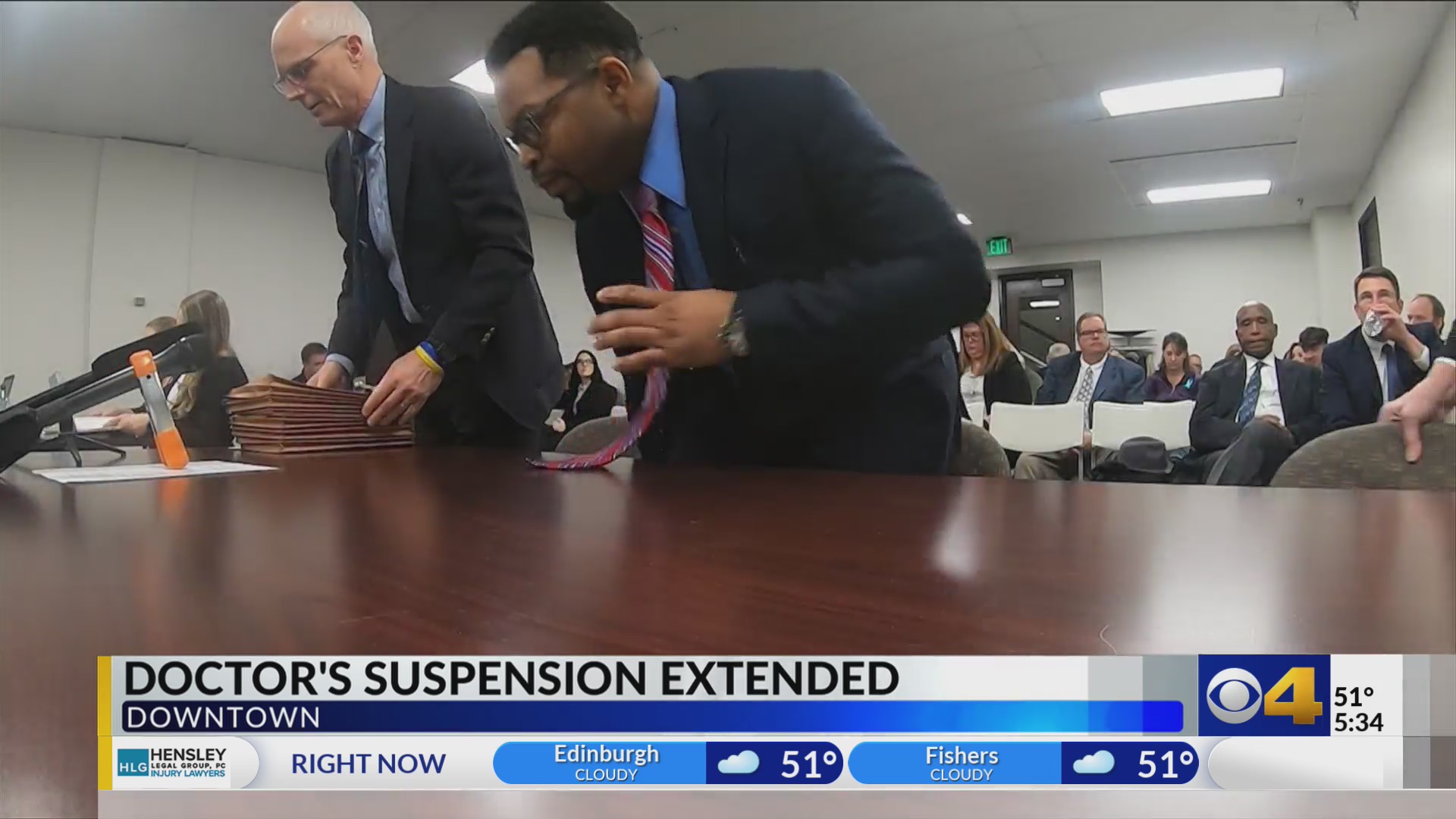 Dr. Scott Mimms suspension extended WTTV CBS4Indy