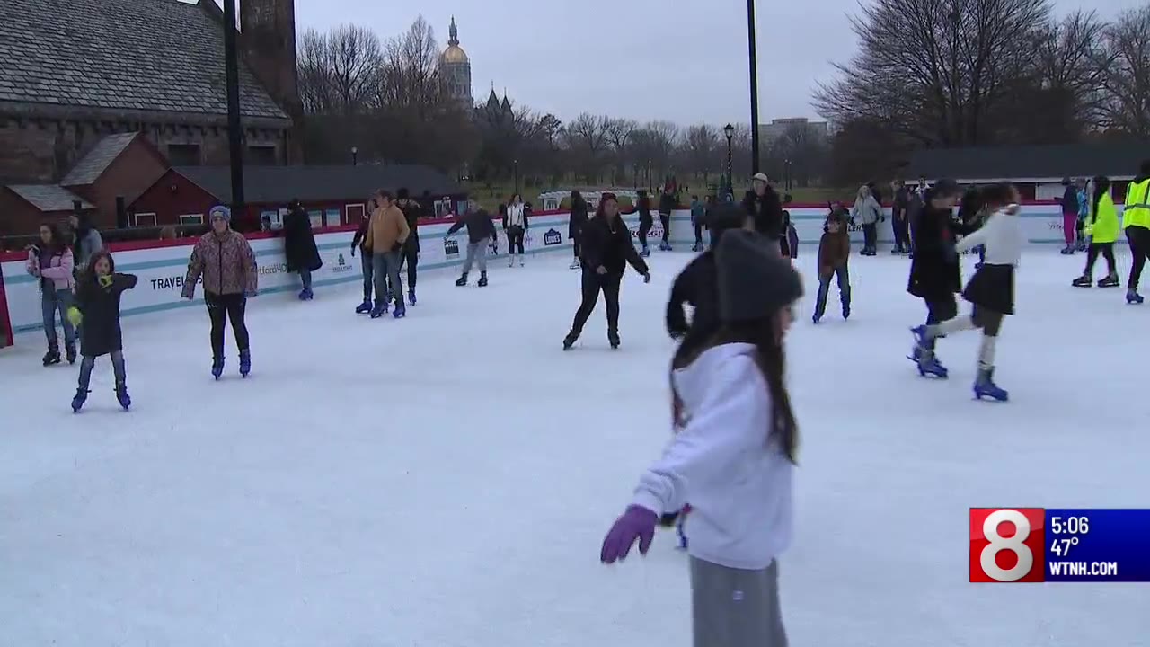 Free ice skating underway at Hartford’s Winterfest