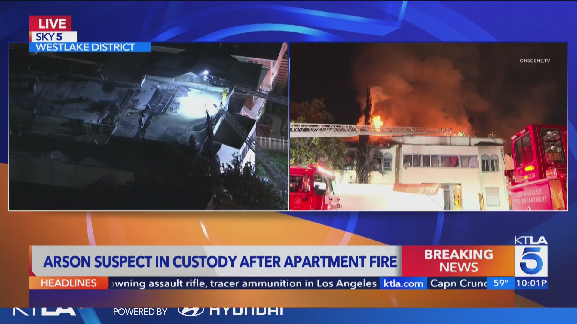 Arson suspect in custody after residential structure fire in Westlake ...