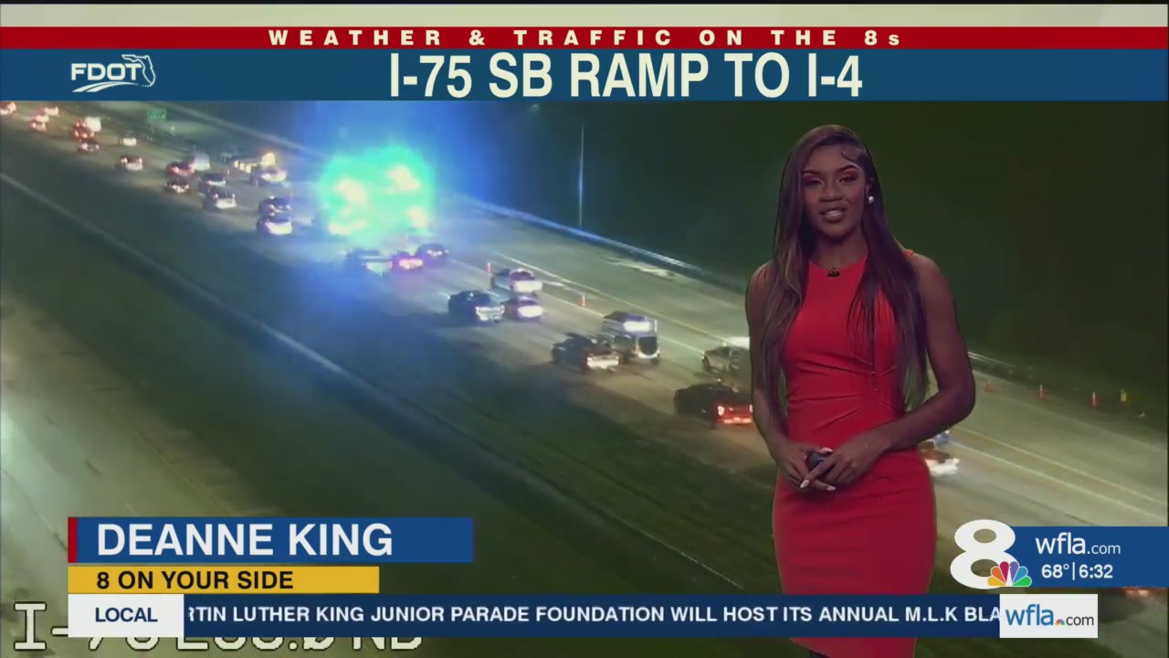 Fatal crash causes roadblock on I75 South in Seffner WFLA