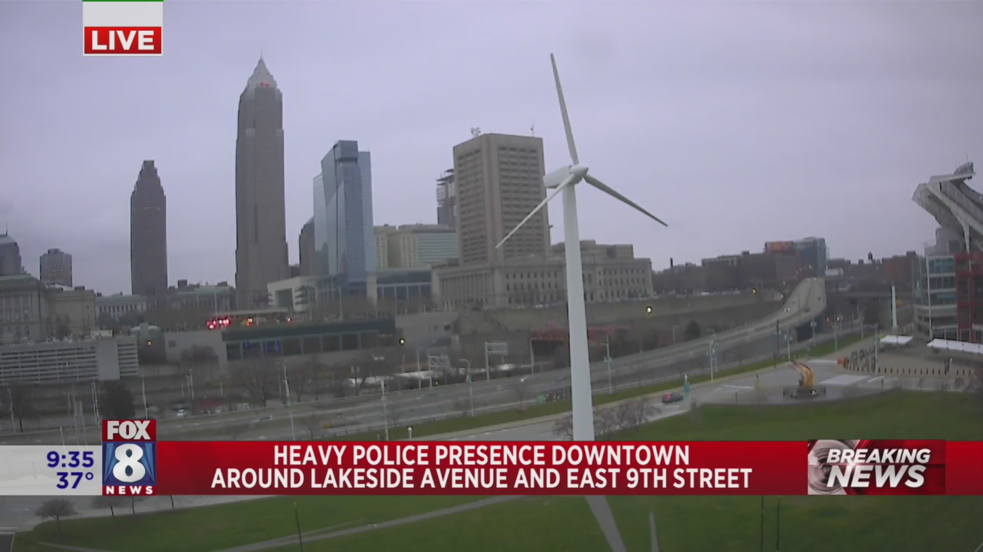 Police activity in downtown Cleveland – Fox 8 Cleveland WJW