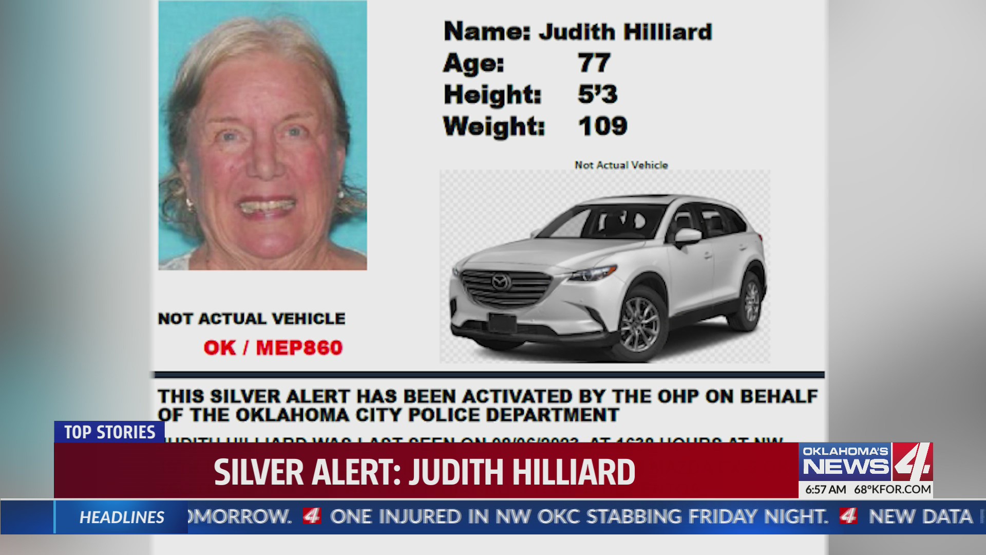 Silver Alert activated for woman last seen in Oklahoma City – KFOR.com ...