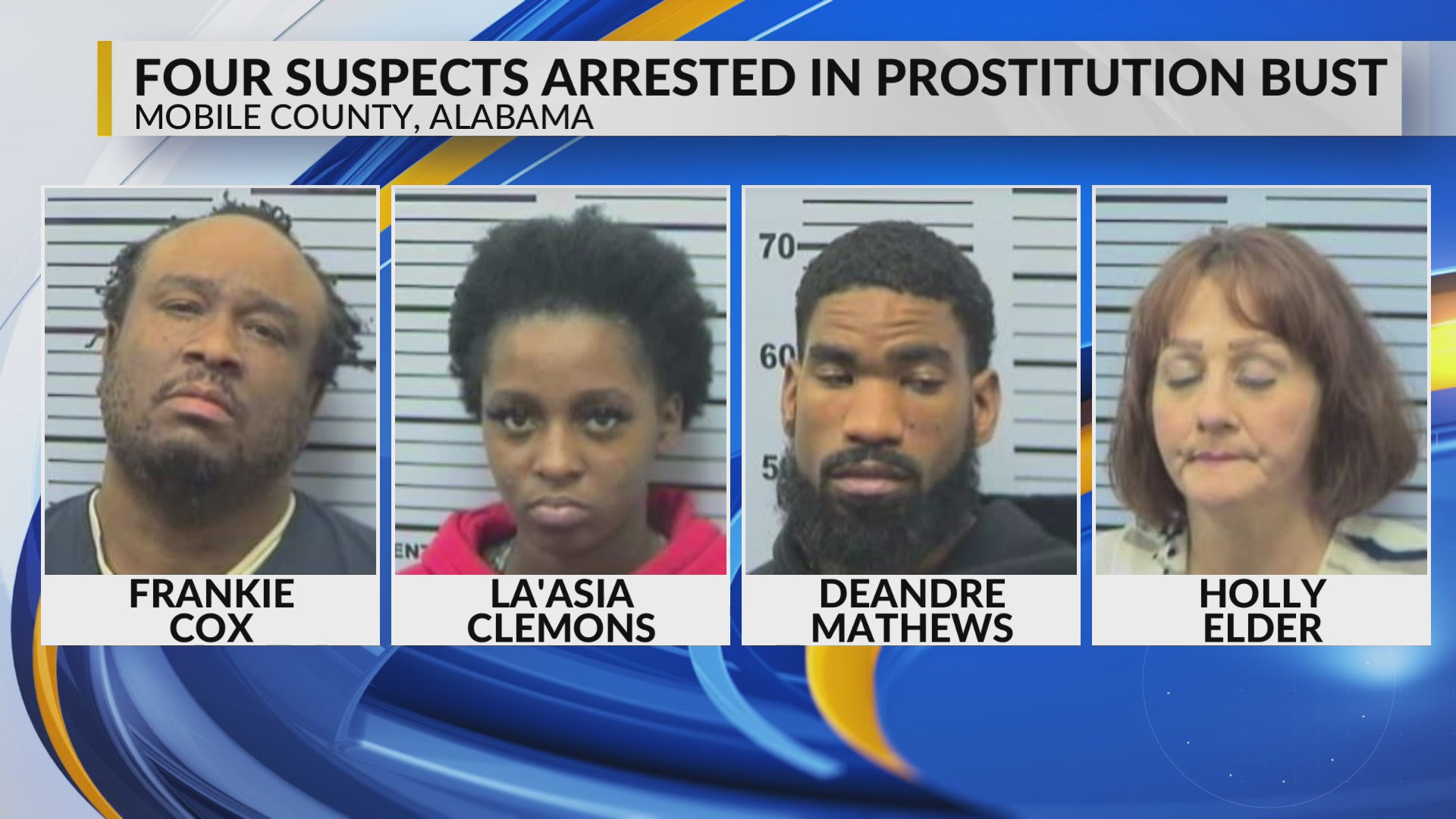 Mobile Co. Sheriff’s Office arrests 4 people in prostitution sting