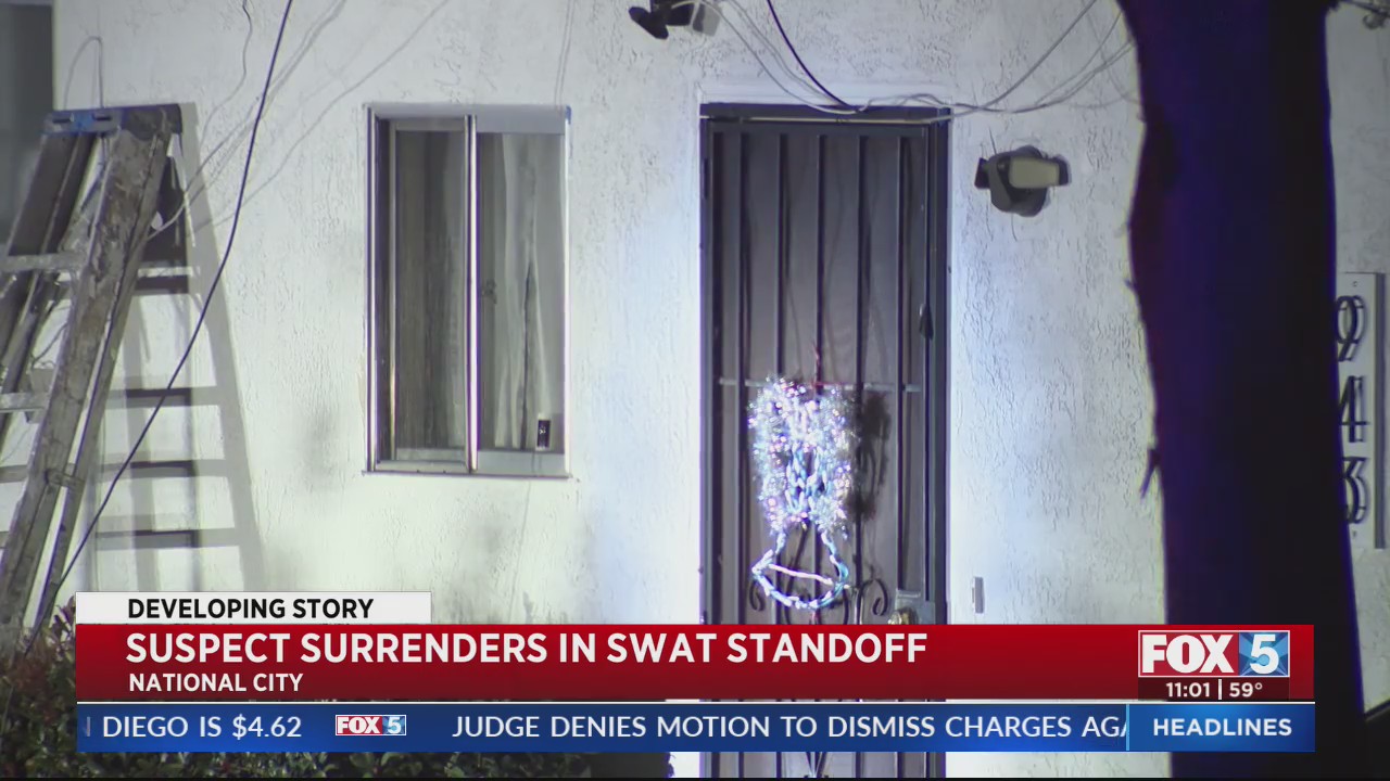 Suspect Surrenders In SWAT Standoff – FOX 5 San Diego & KUSI News