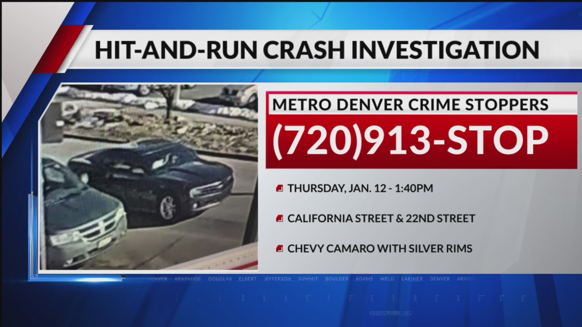 Police looking for car involved in hit-and-run – FOX31 Denver